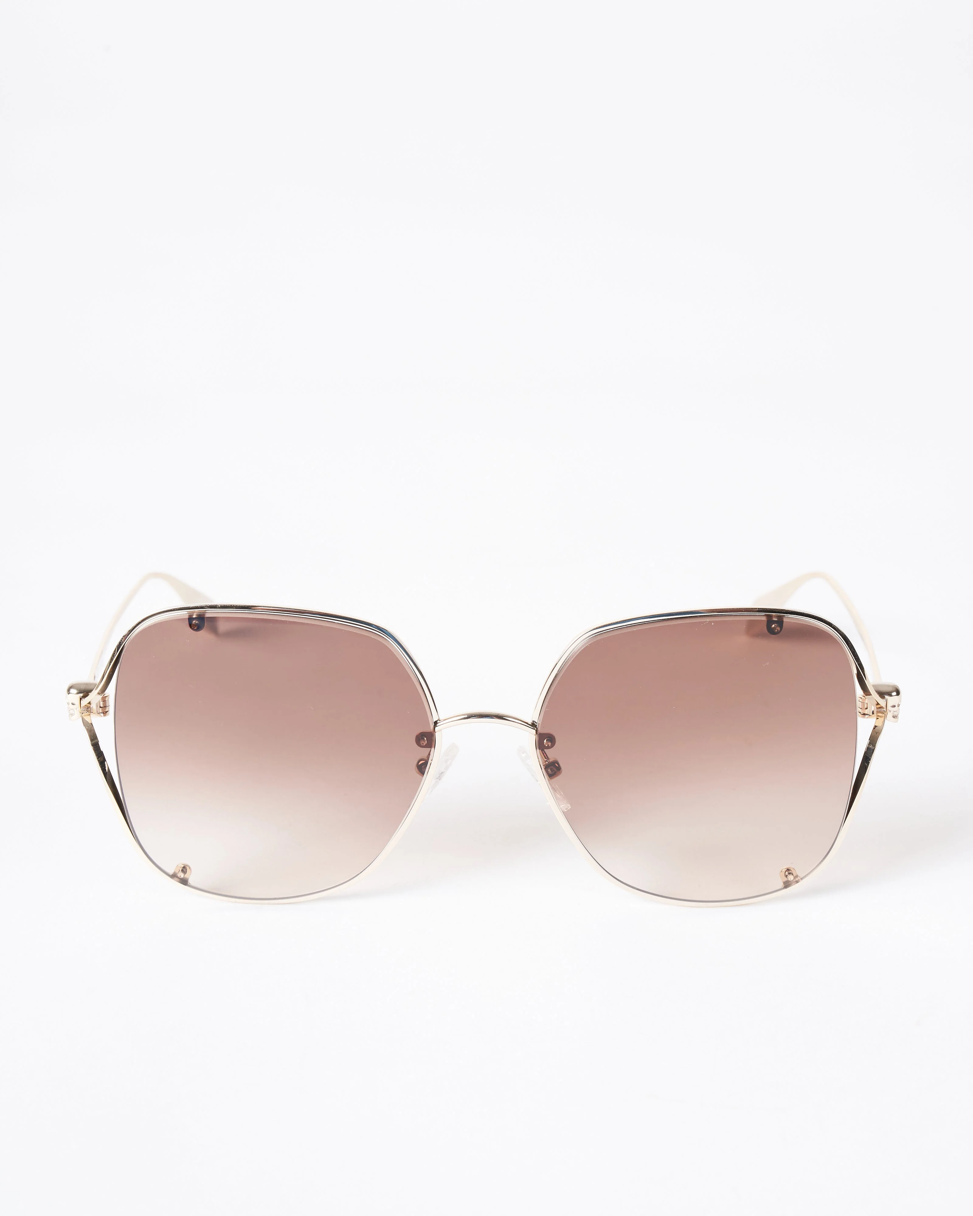 am0366s sunglasses- gradient brown - gold/ brown