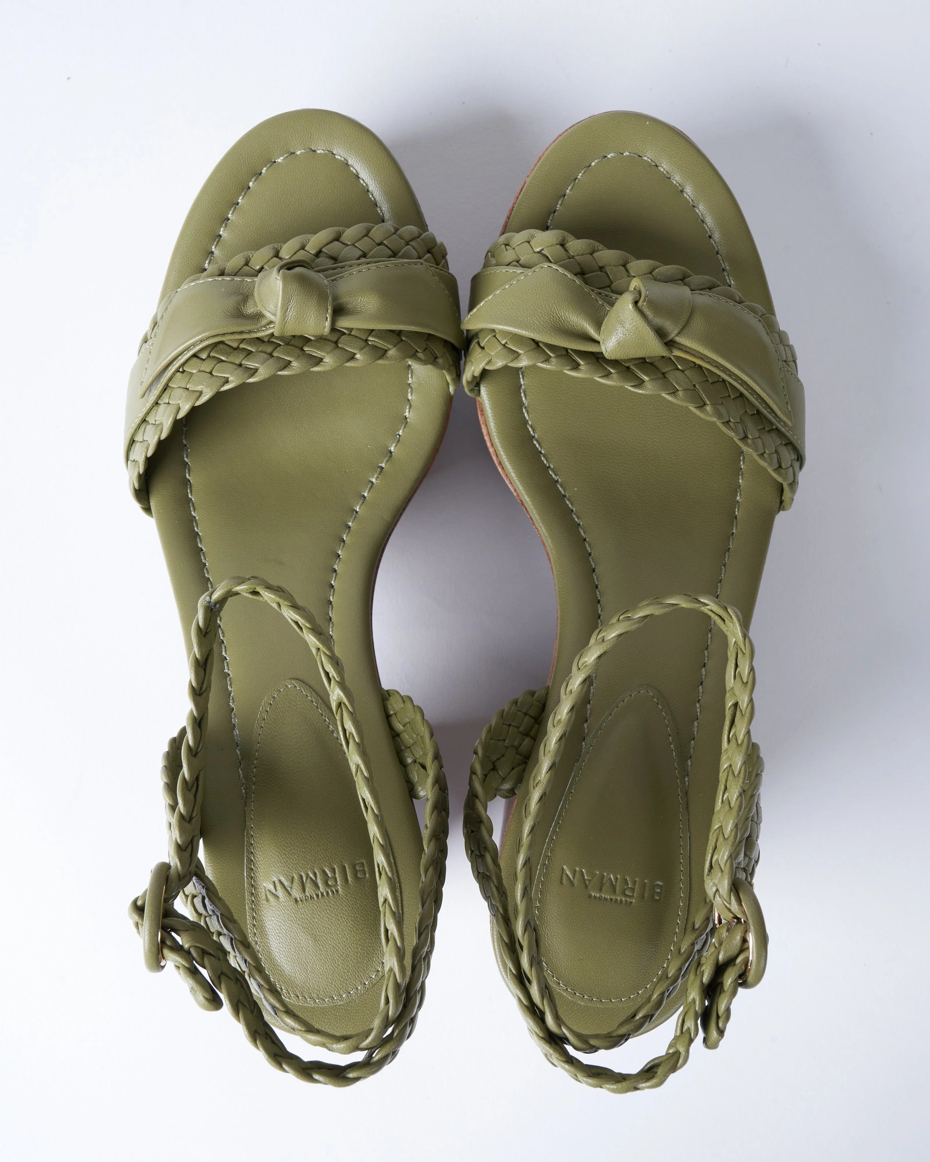 clarita woven clog 110 - silvergreen nappa - Image 4