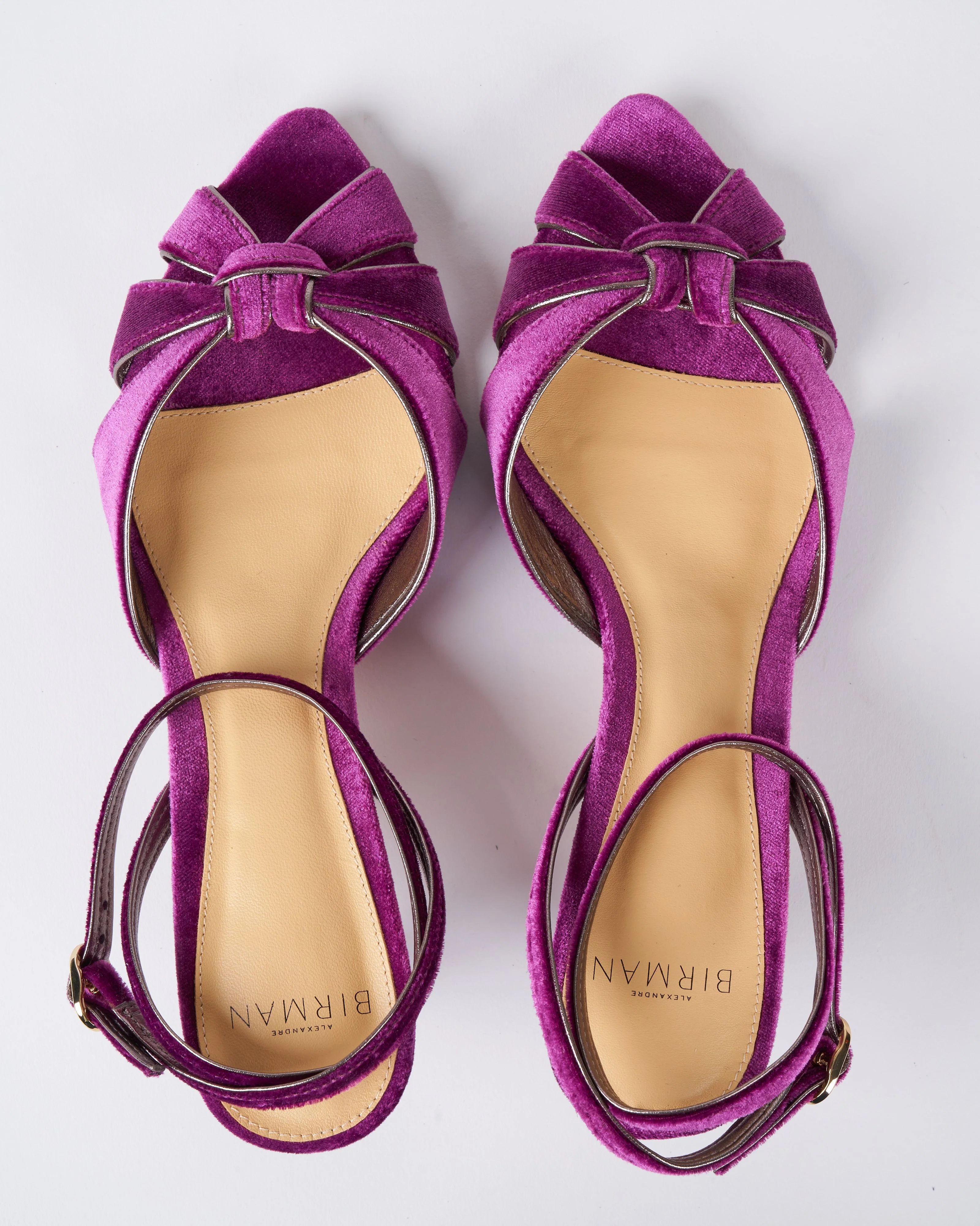 dominique kitten heel - fig/ grafite velvet - Image 4