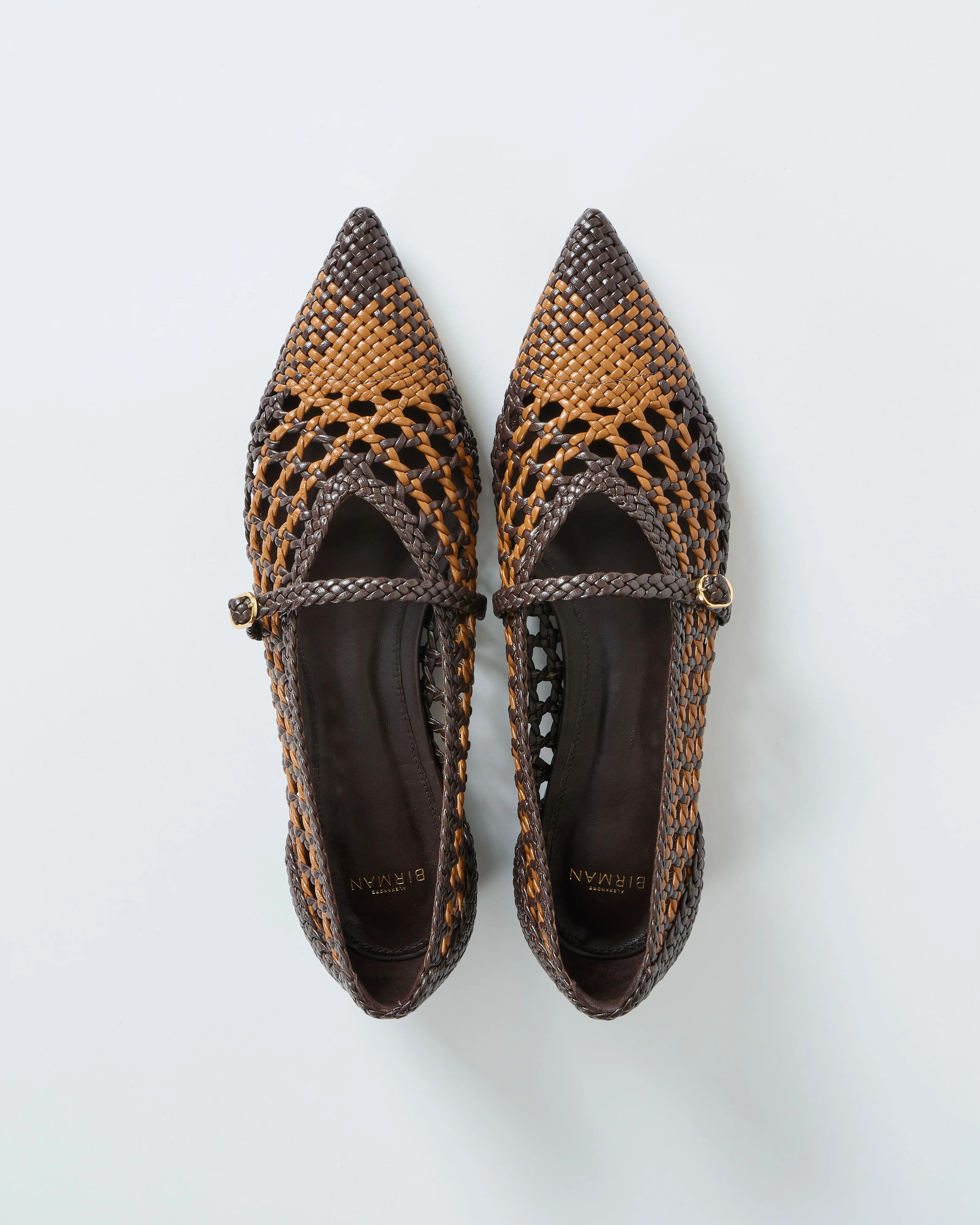 lis flat nappa kiss + tresse woven - Image 2