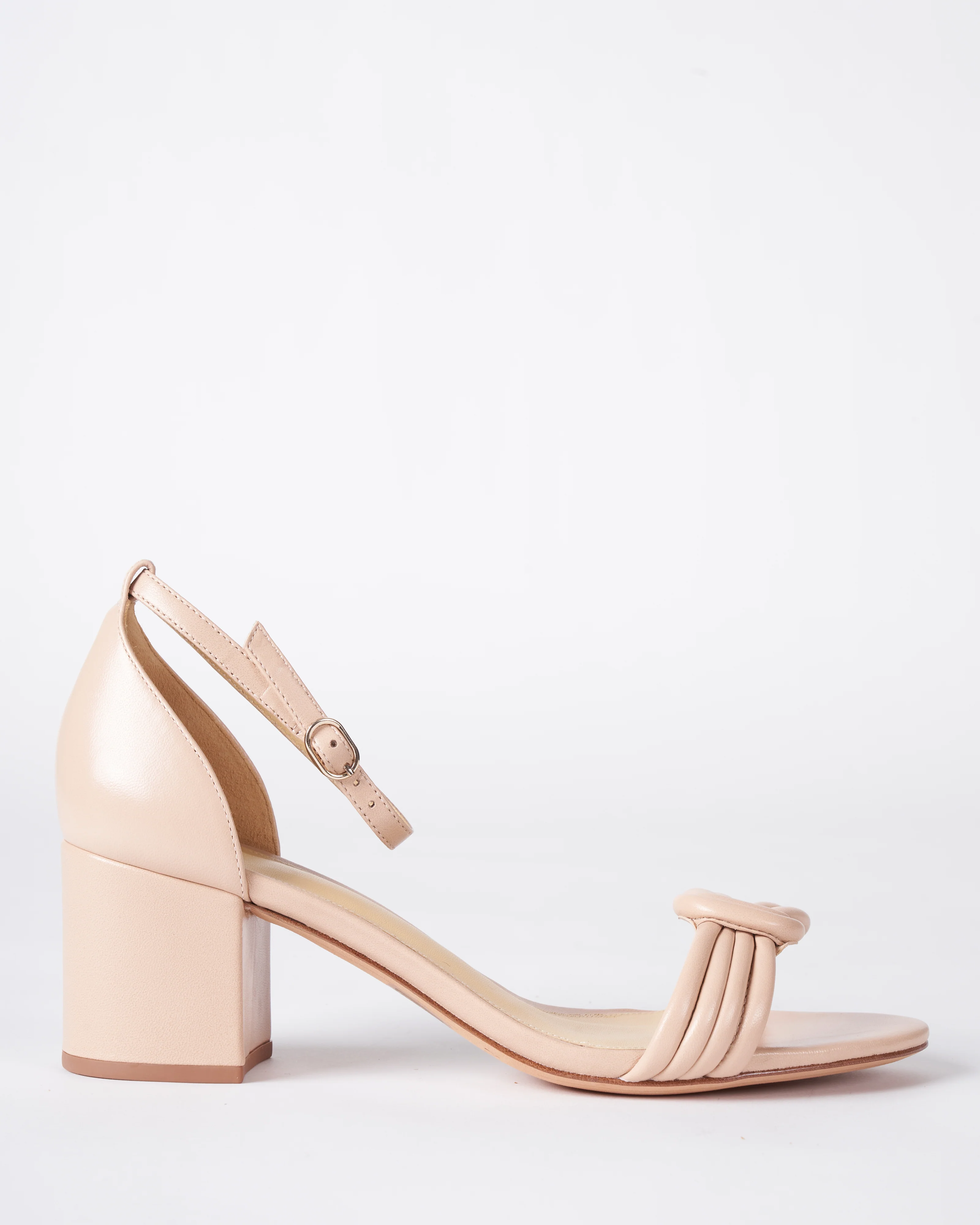 malica leather heel - light sand - Image 2