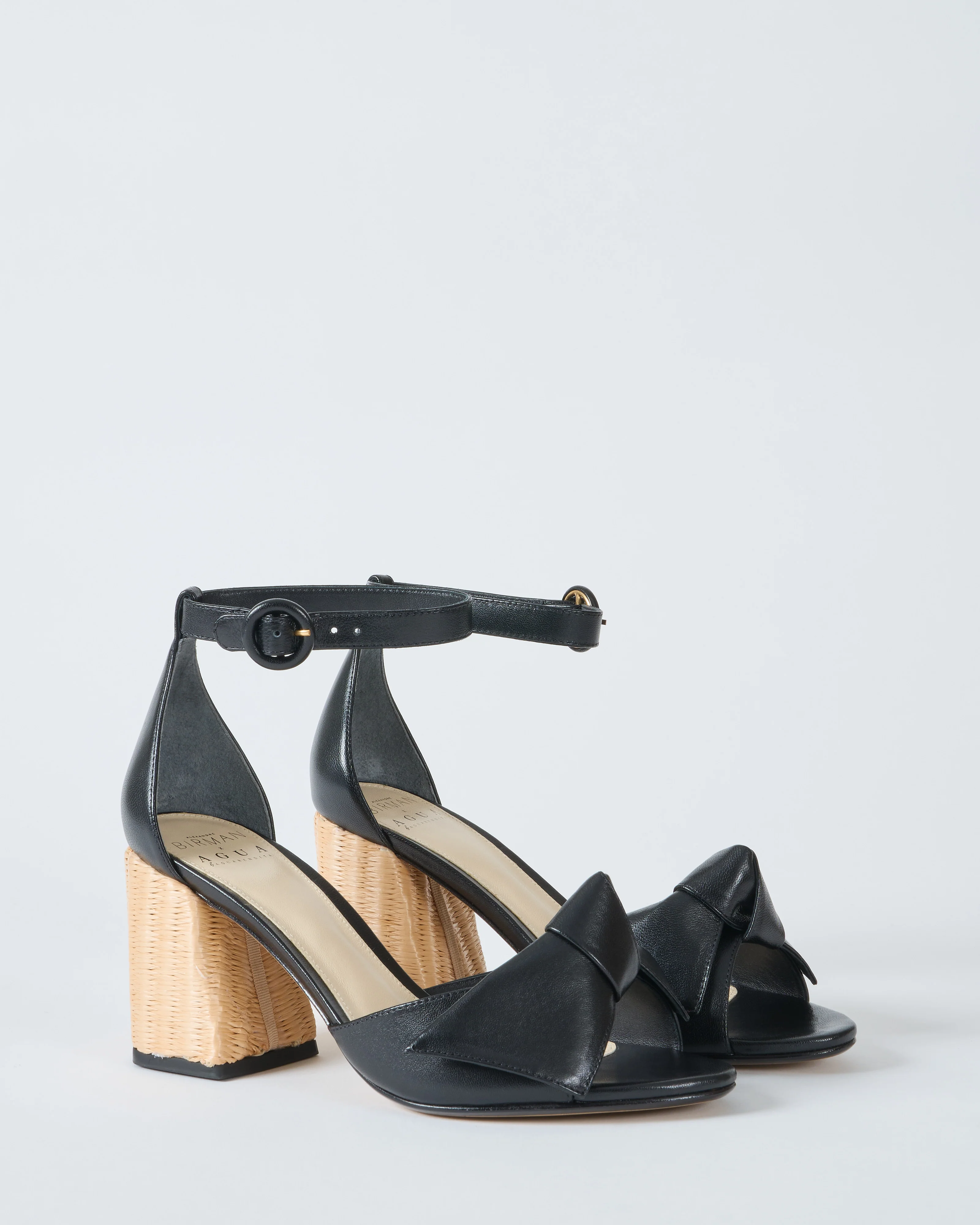 maxi clarita flare raffia 75 heel - Image 4