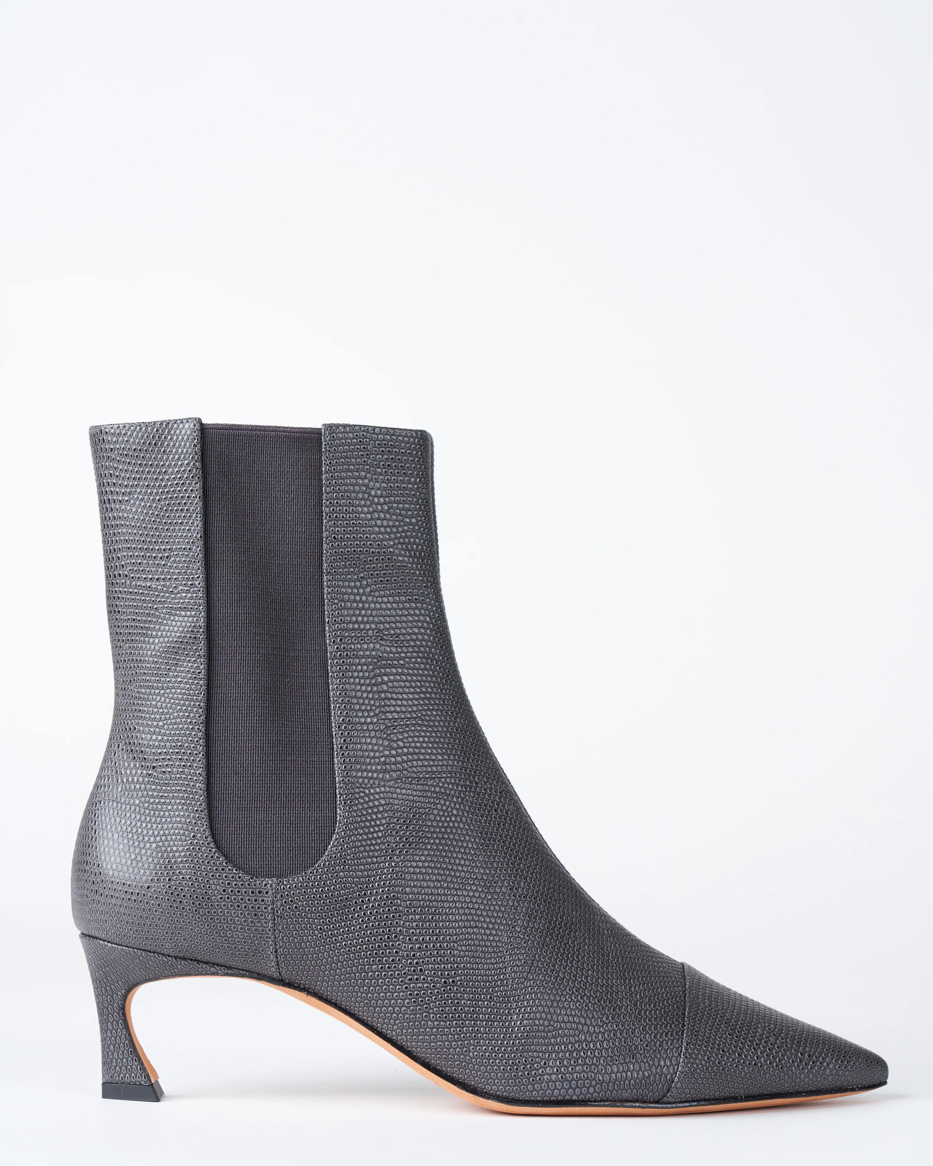 myra chelsea 50 boot - ash gray karung embossed - Image 2