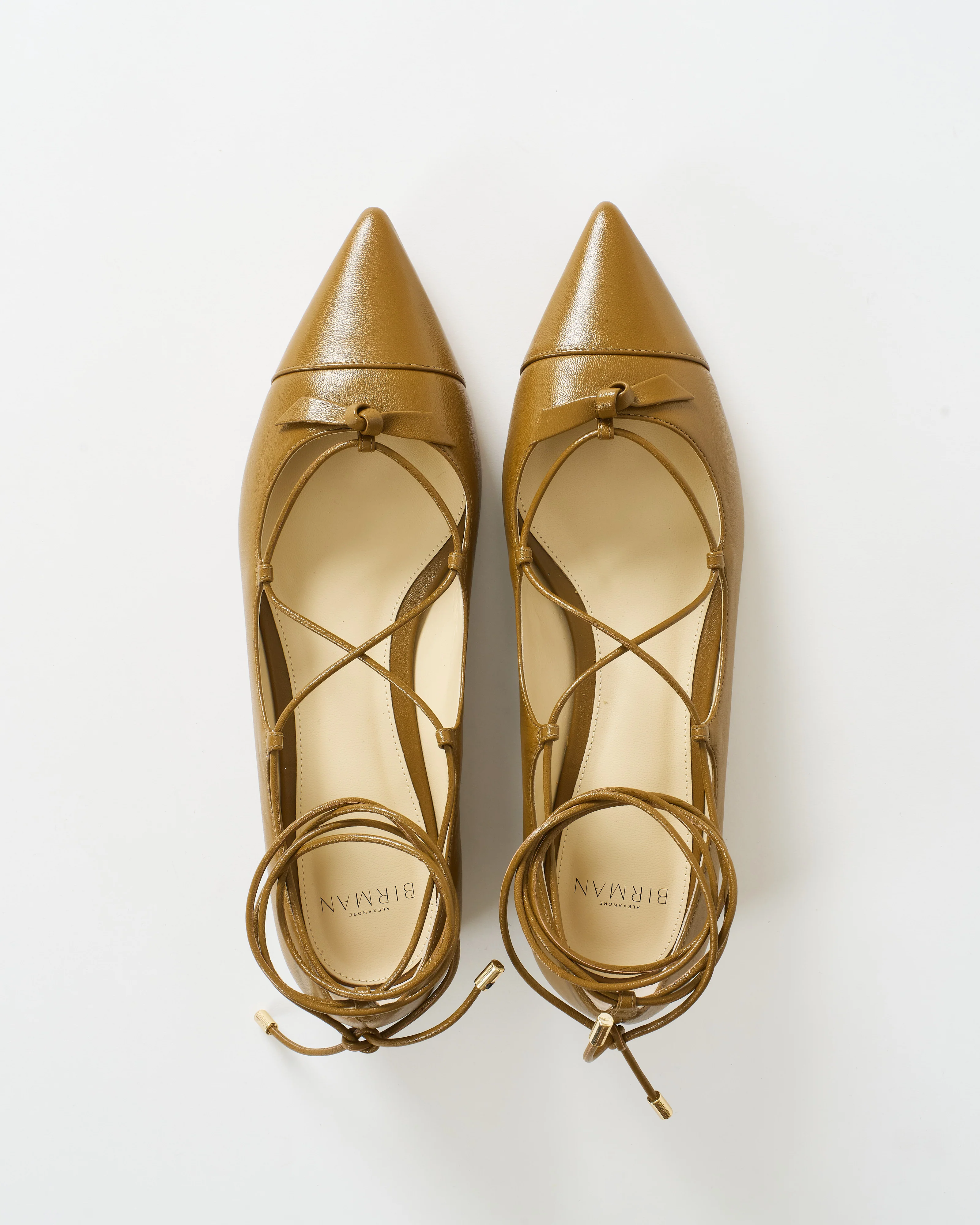 slim clarita lace up flat - Image 4