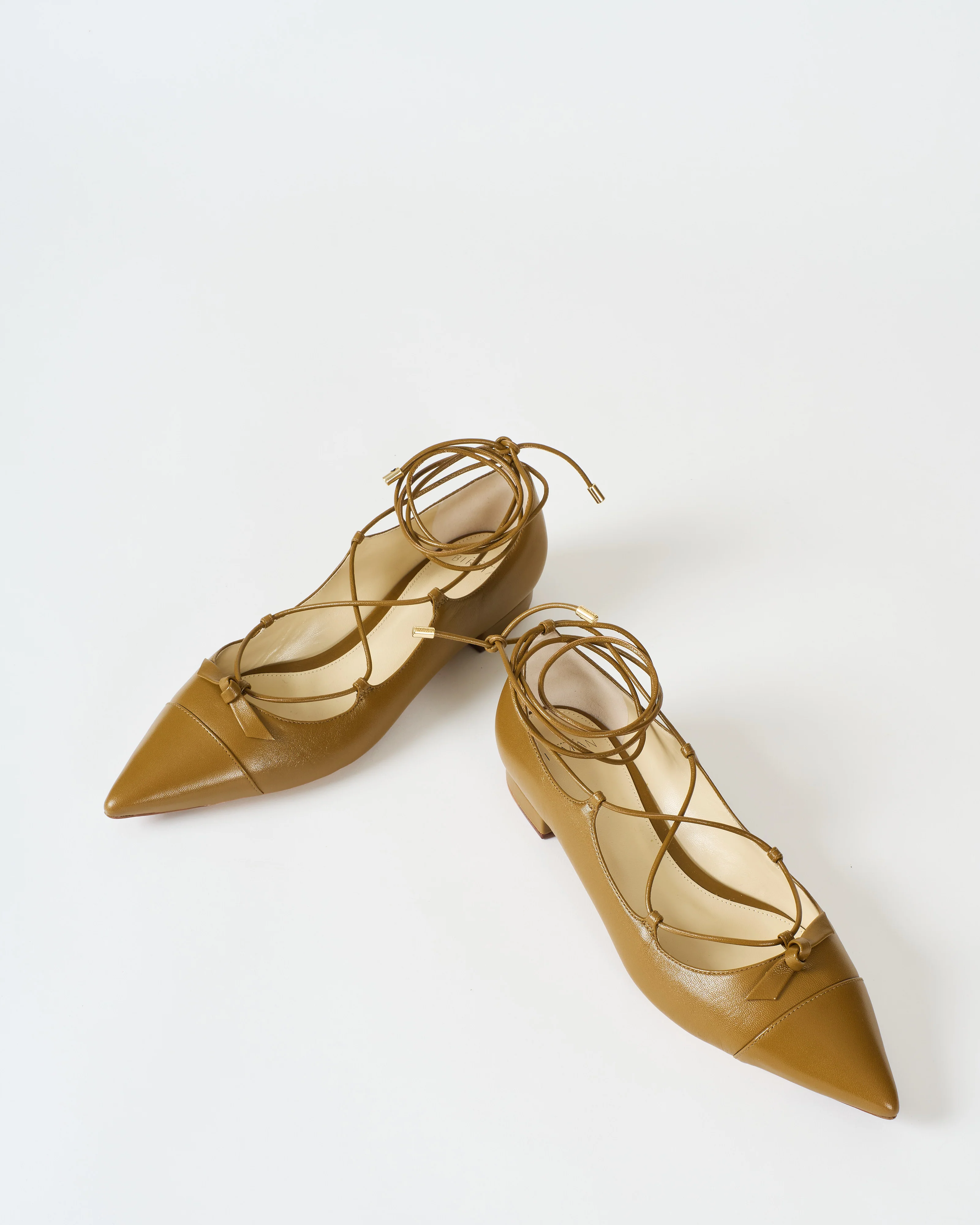 slim clarita lace up flat - Image 6