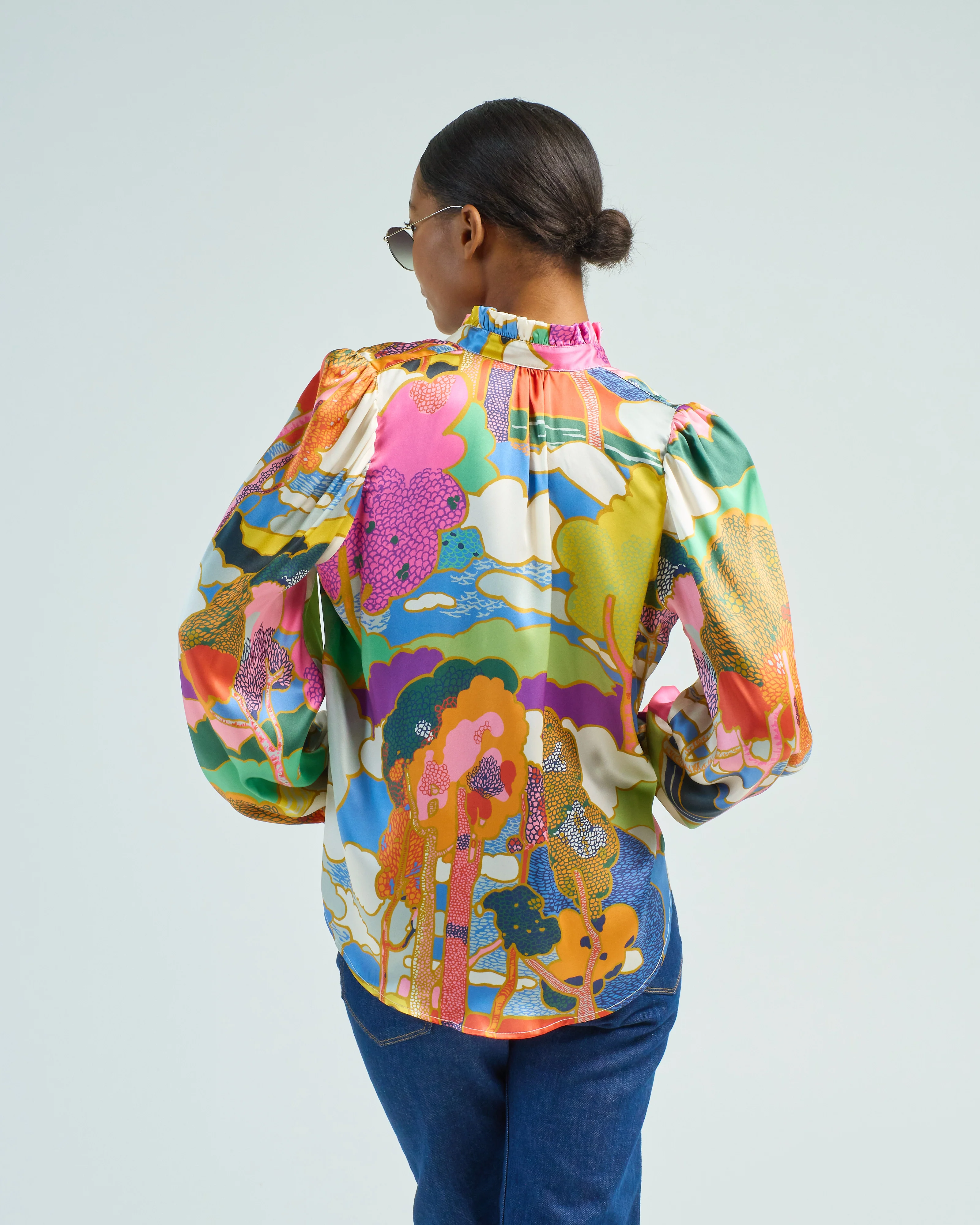 annabel aurora silk shirt - Image 4