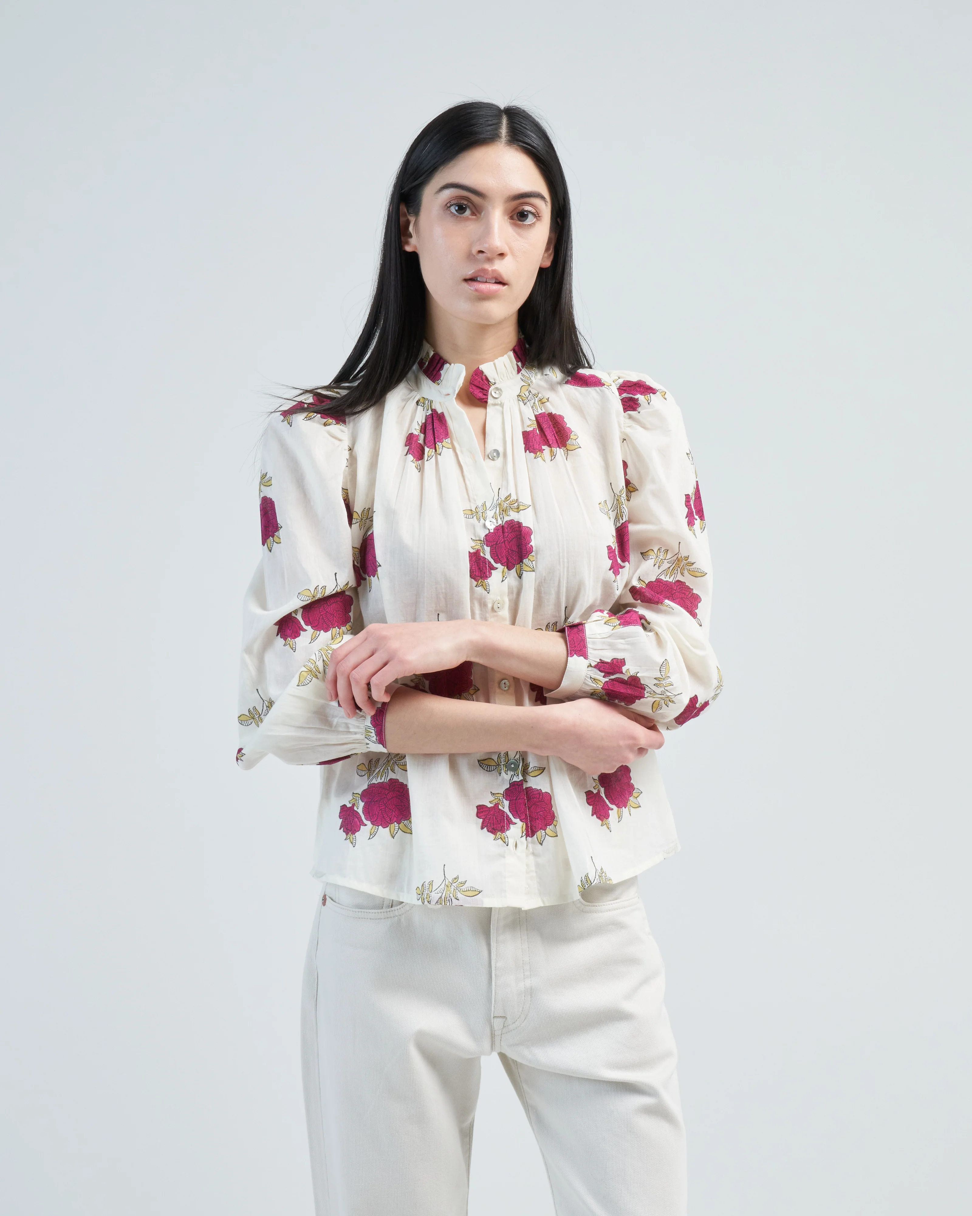 annabel cerise rosette shirt - Image 3