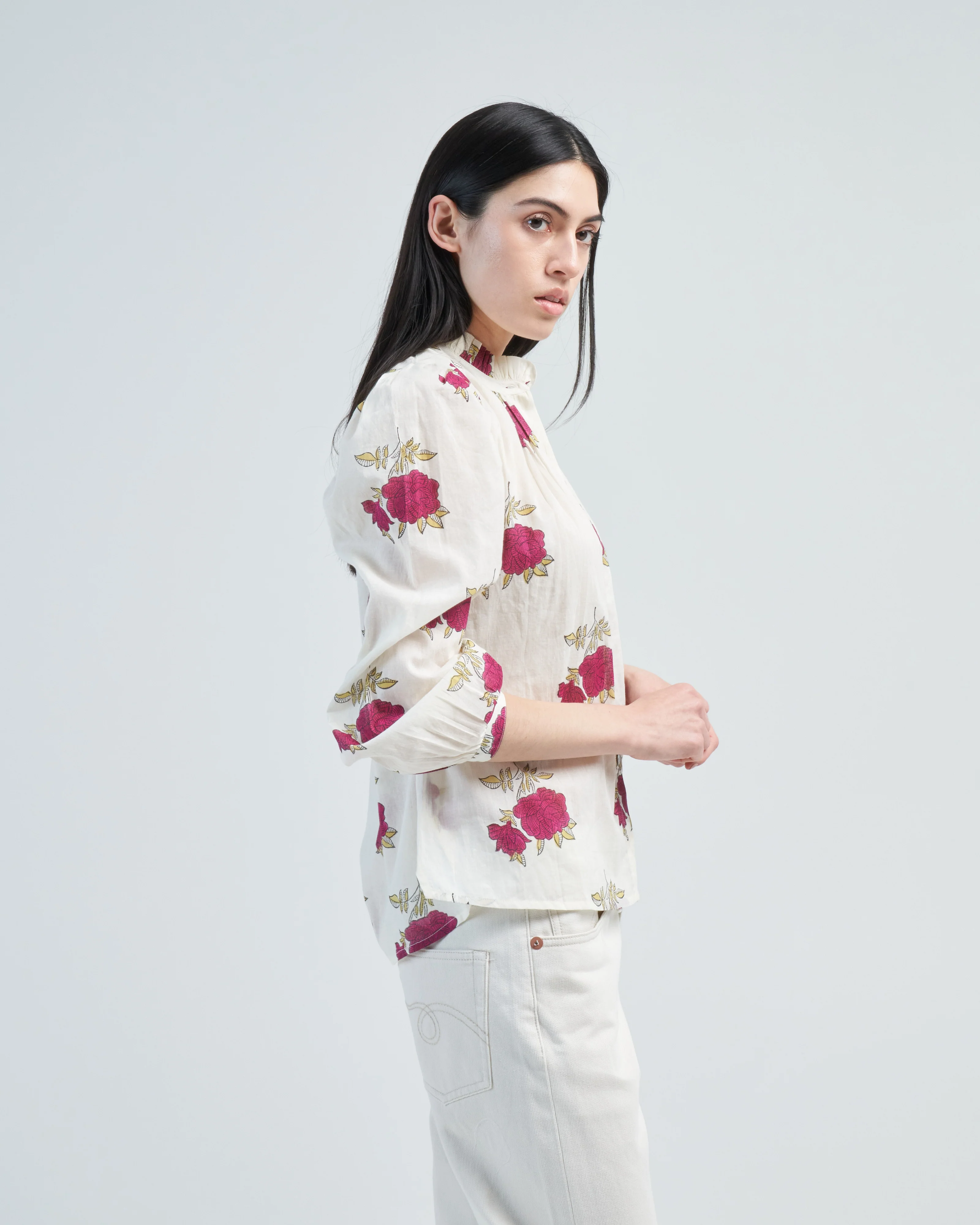 annabel cerise rosette shirt - Image 4