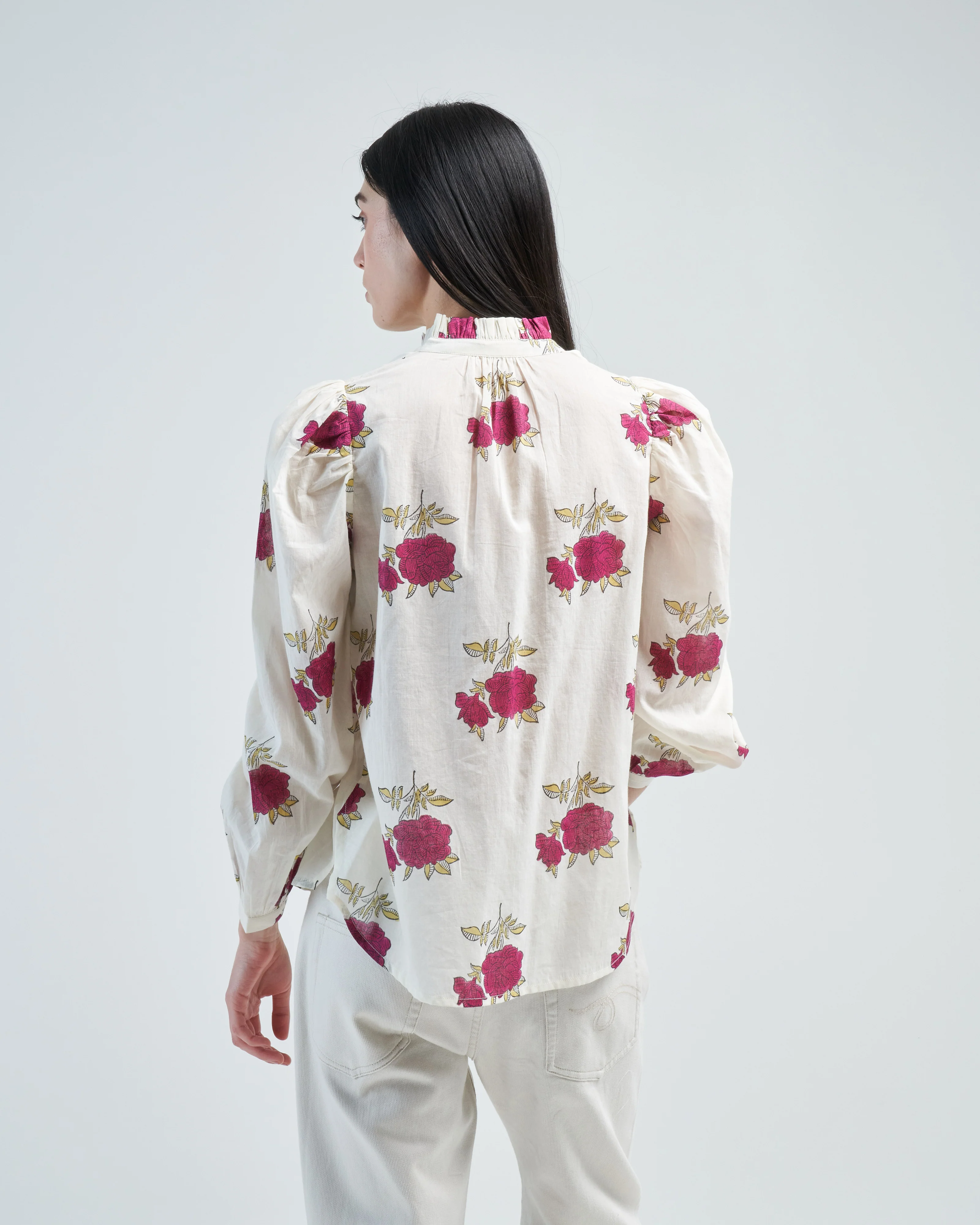 annabel cerise rosette shirt - Image 5