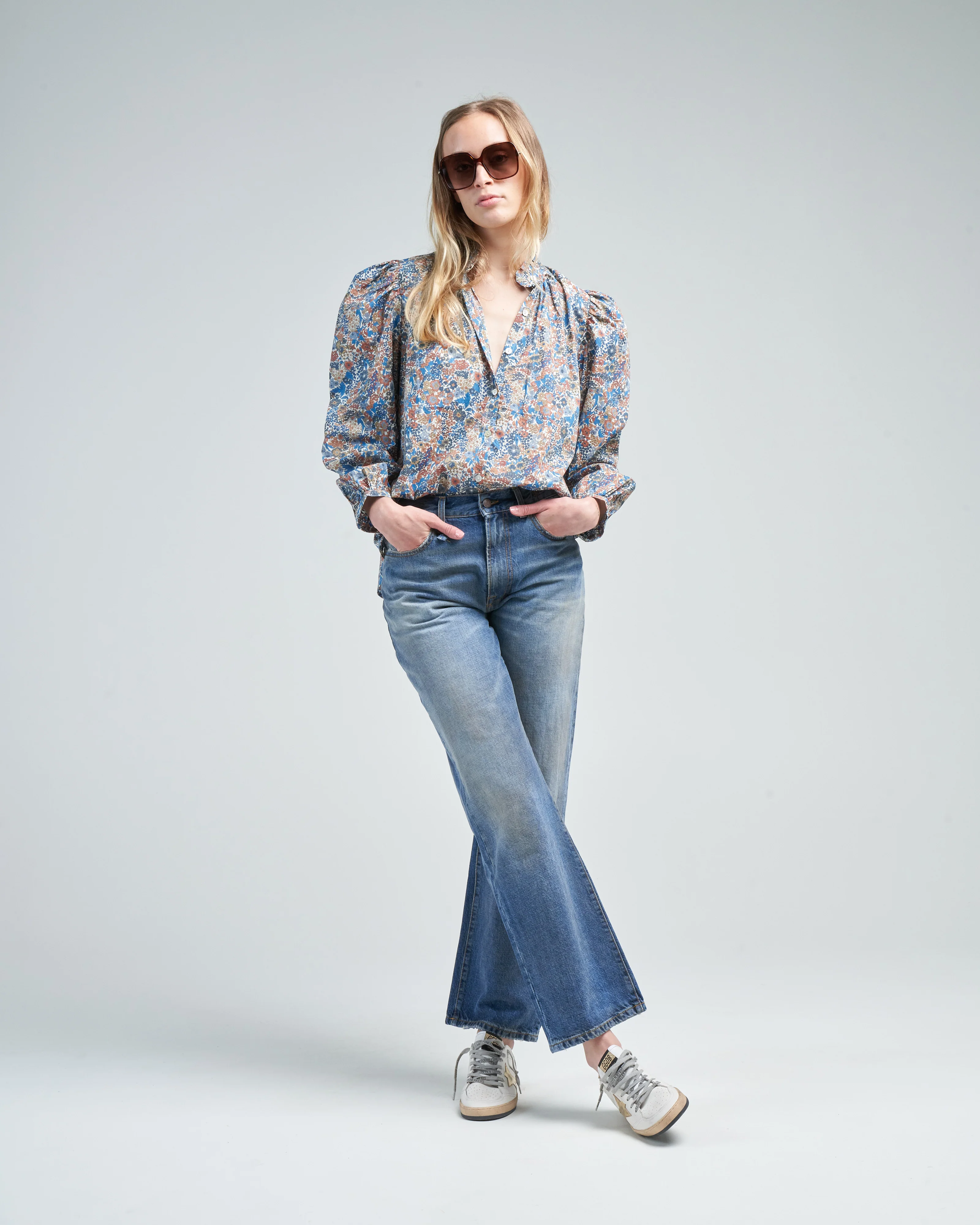 annabel liberty blue shirt - Image 2