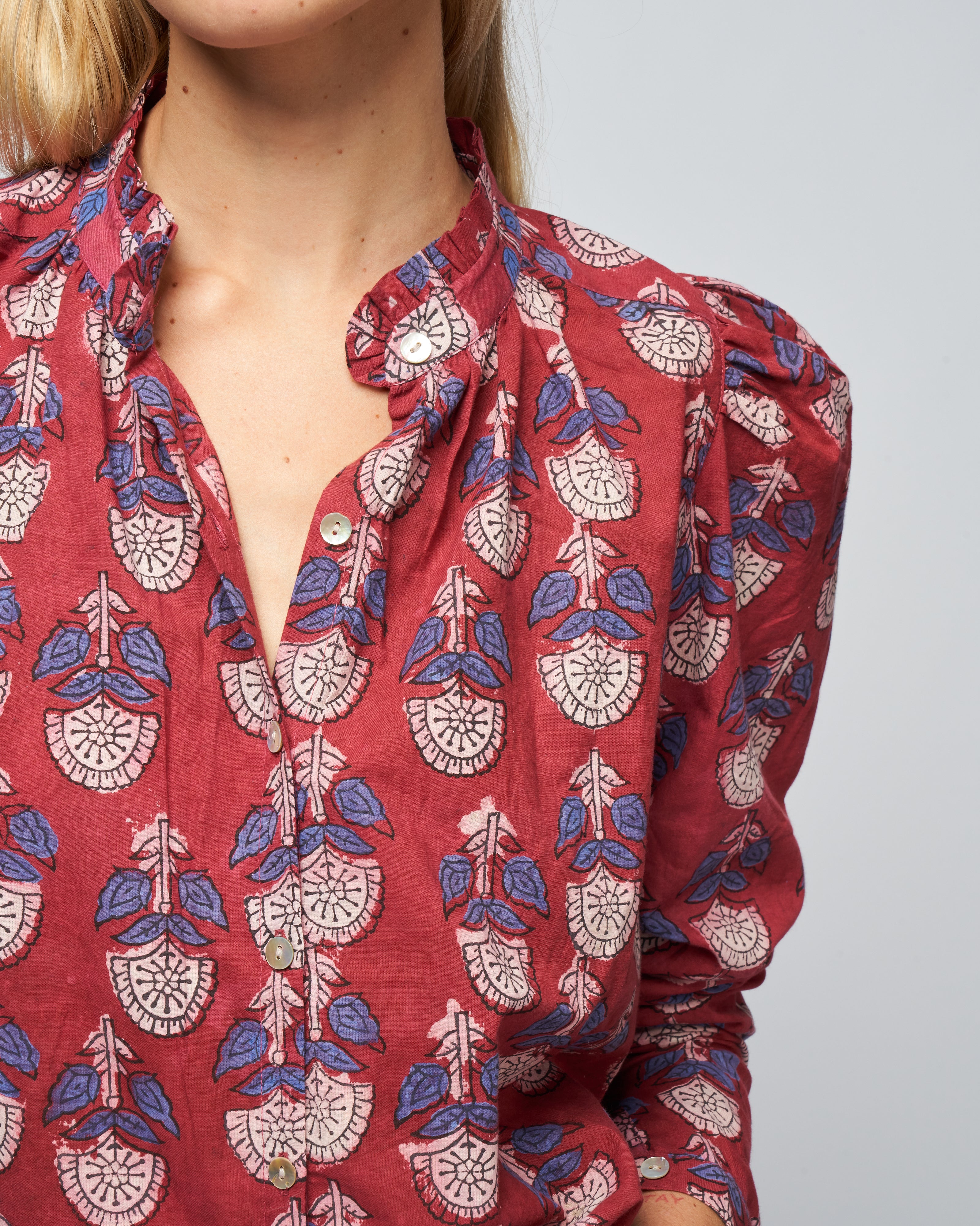 annabel mauve shirt - pink mauve - Image 5