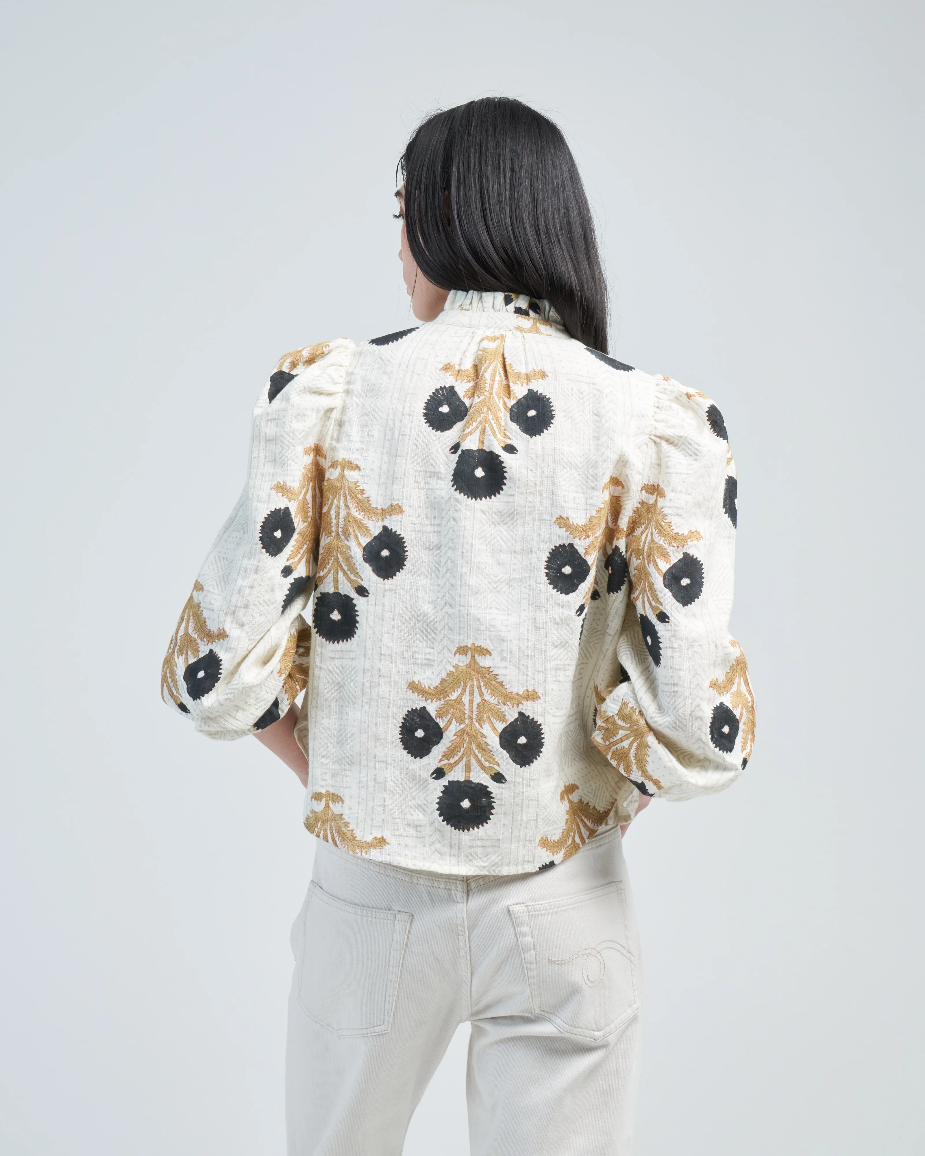 annabel noir triple bloom shirt - Image 5