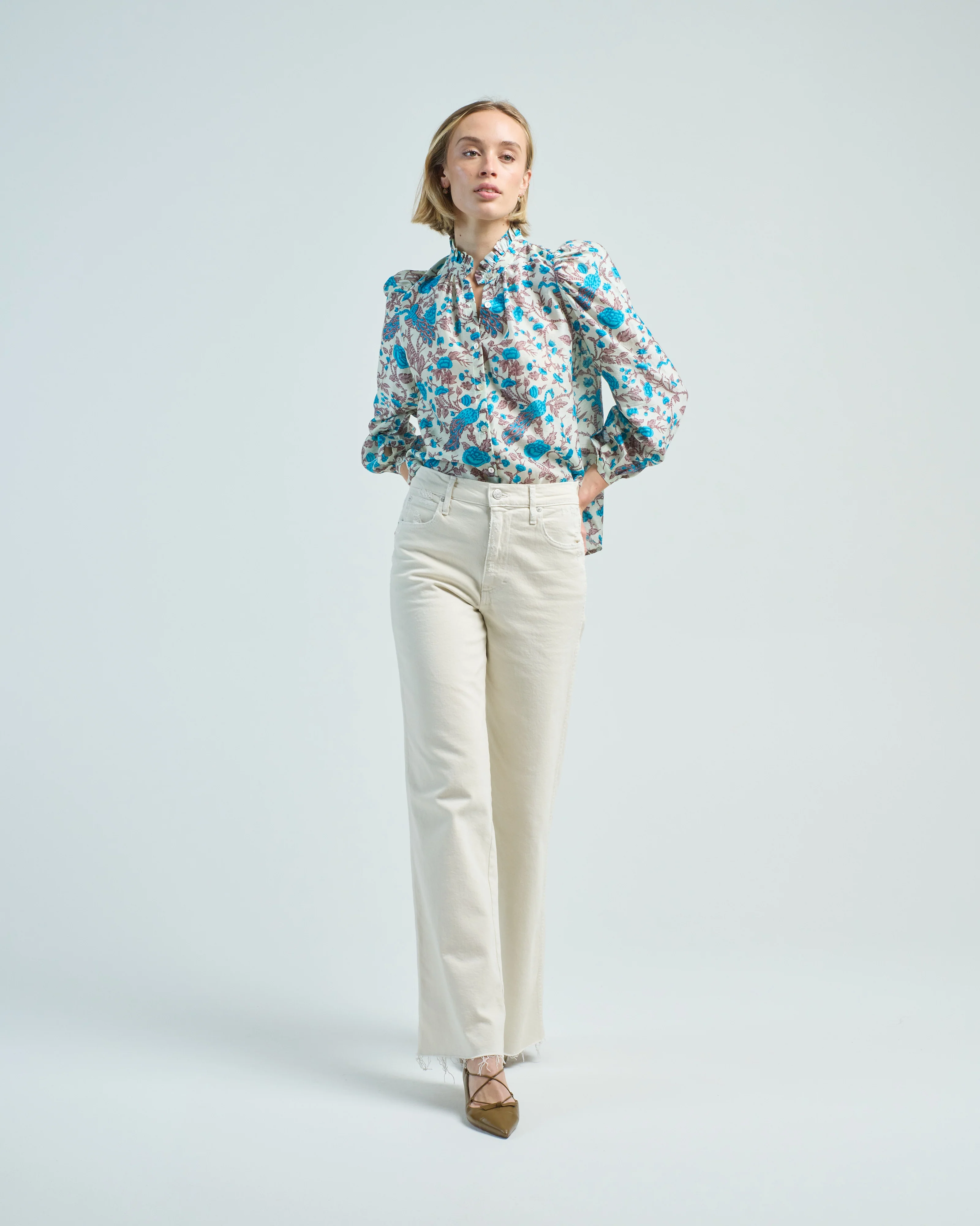 annabel peacock plume shirt - Image 2