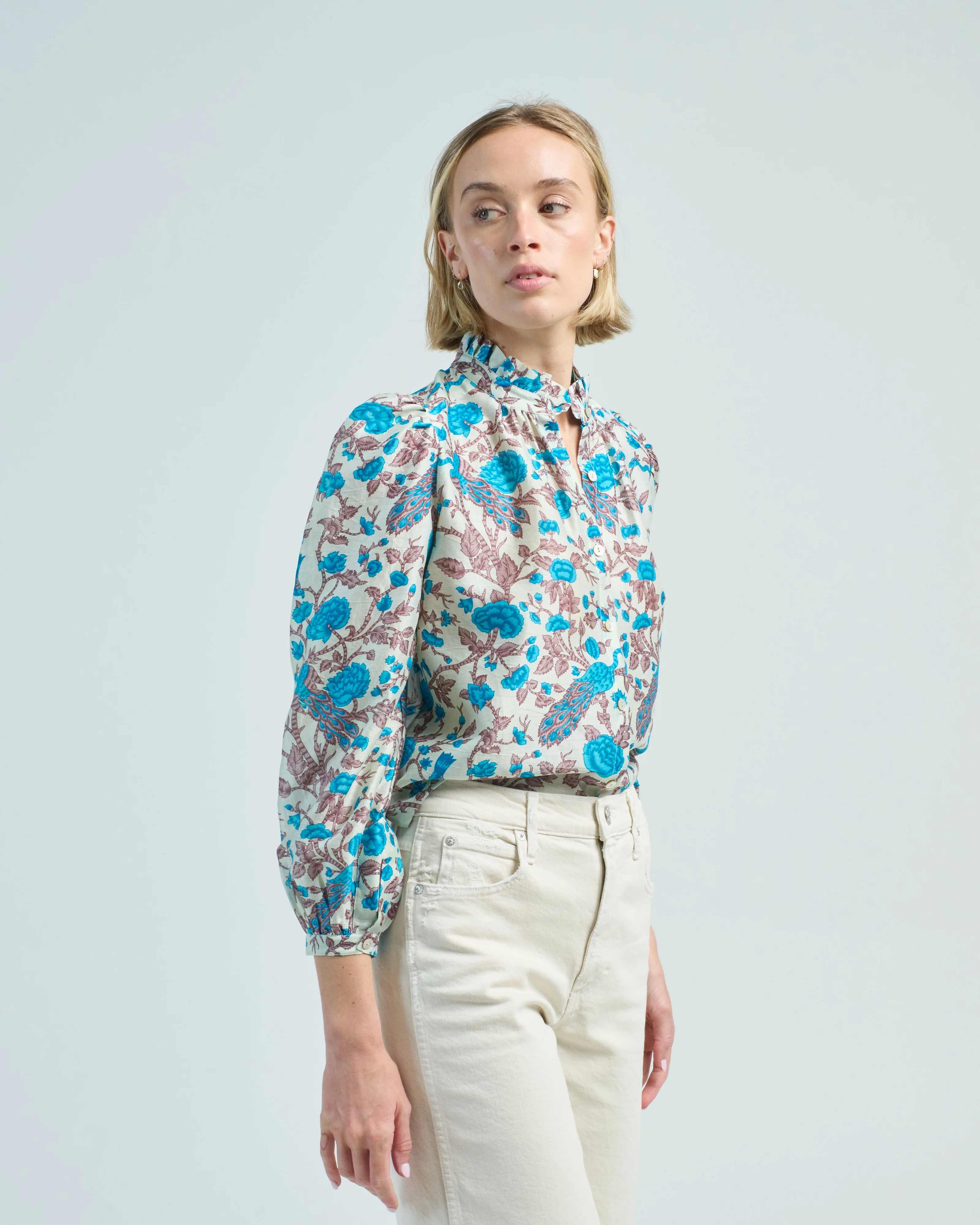 annabel peacock plume shirt - Image 3