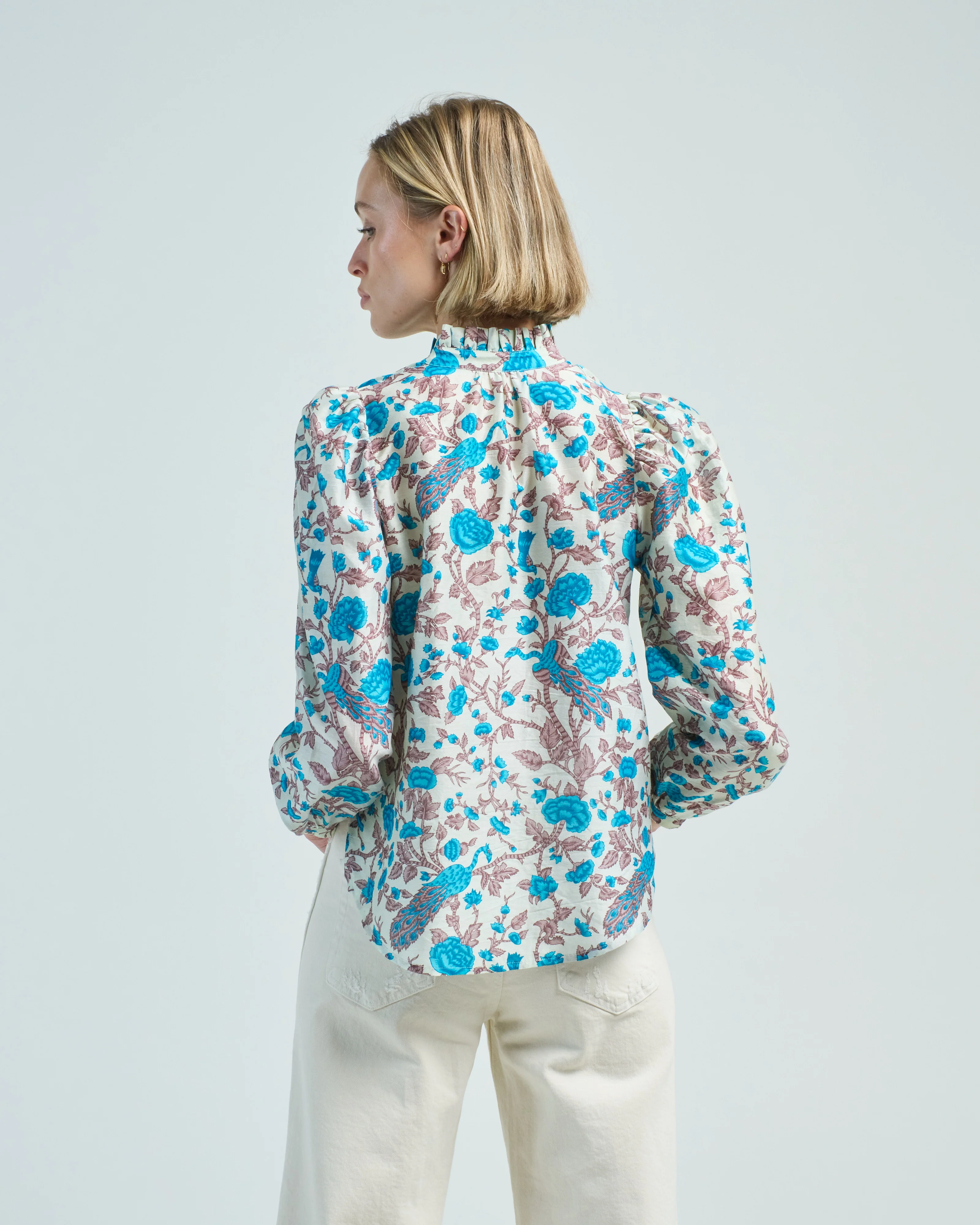 annabel peacock plume shirt - Image 4