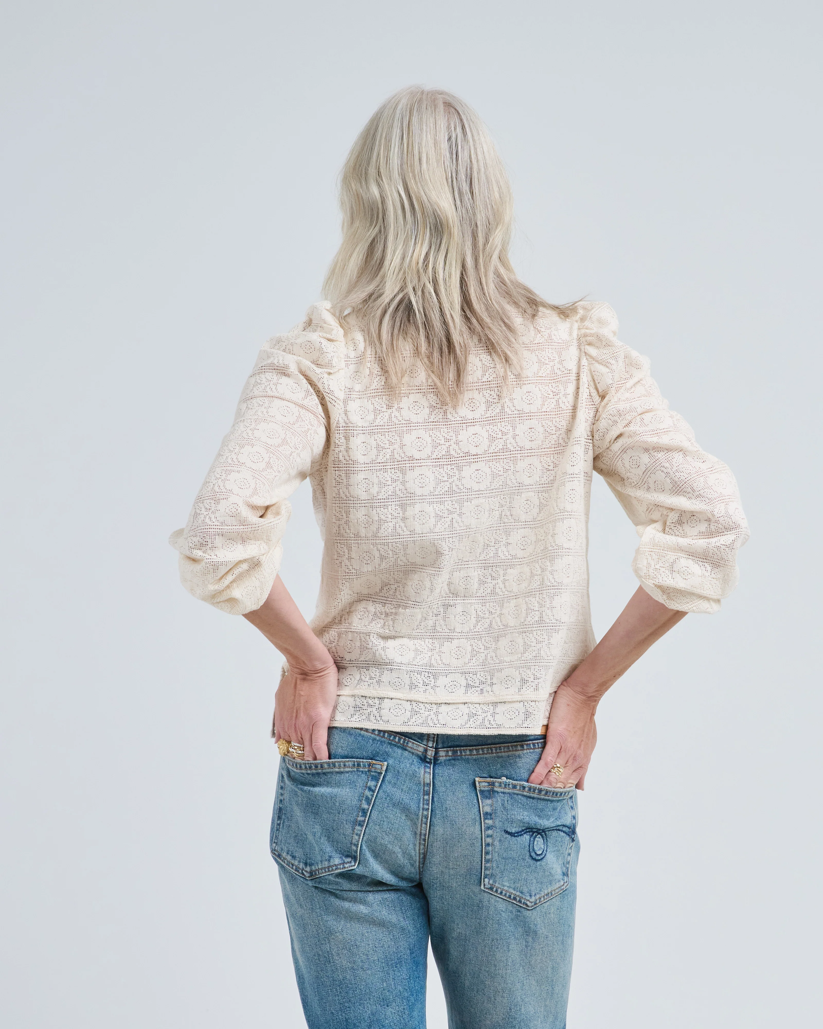 artemis alabaster lace shirt - Image 4