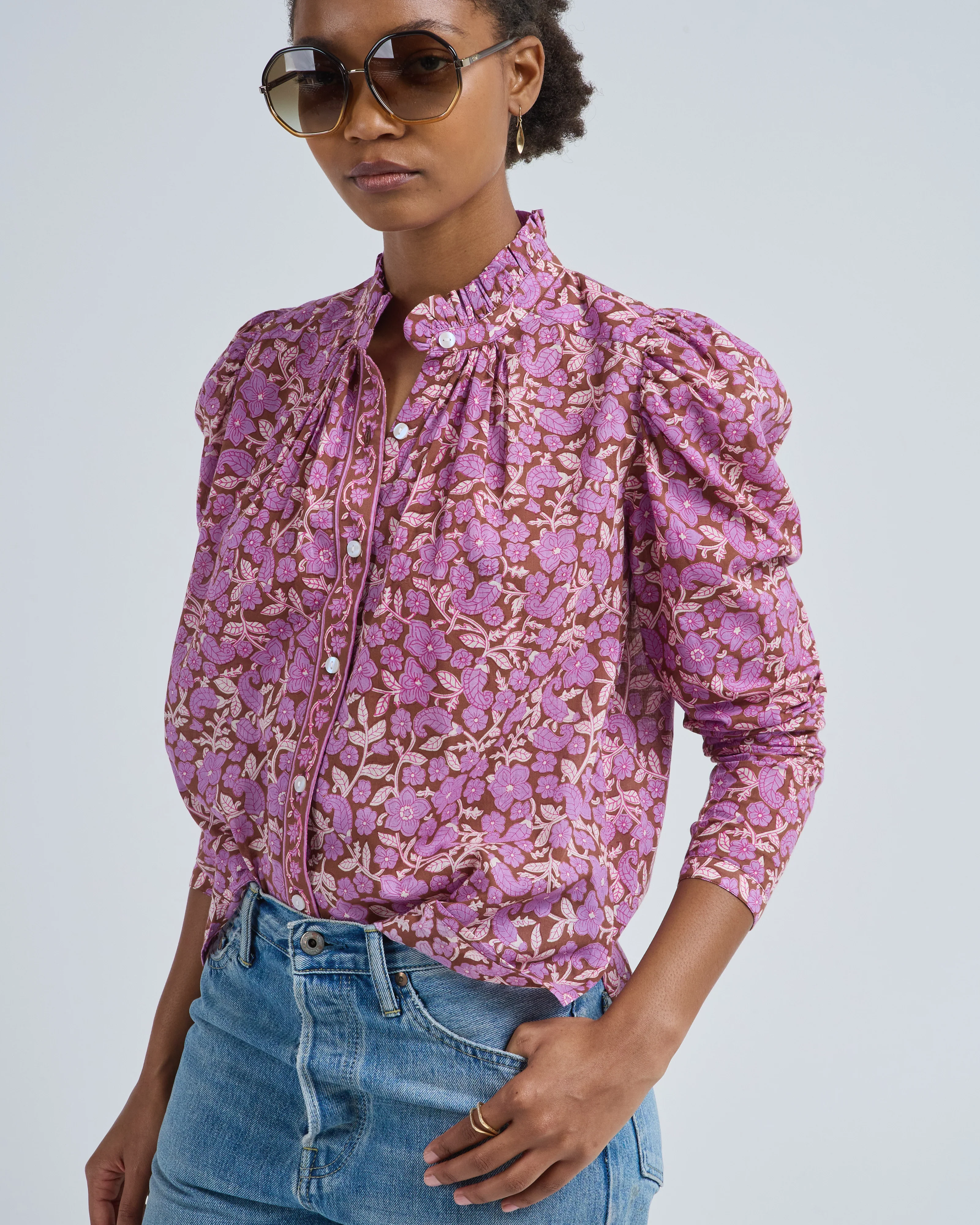artemis twilight floral shirt - Image 2