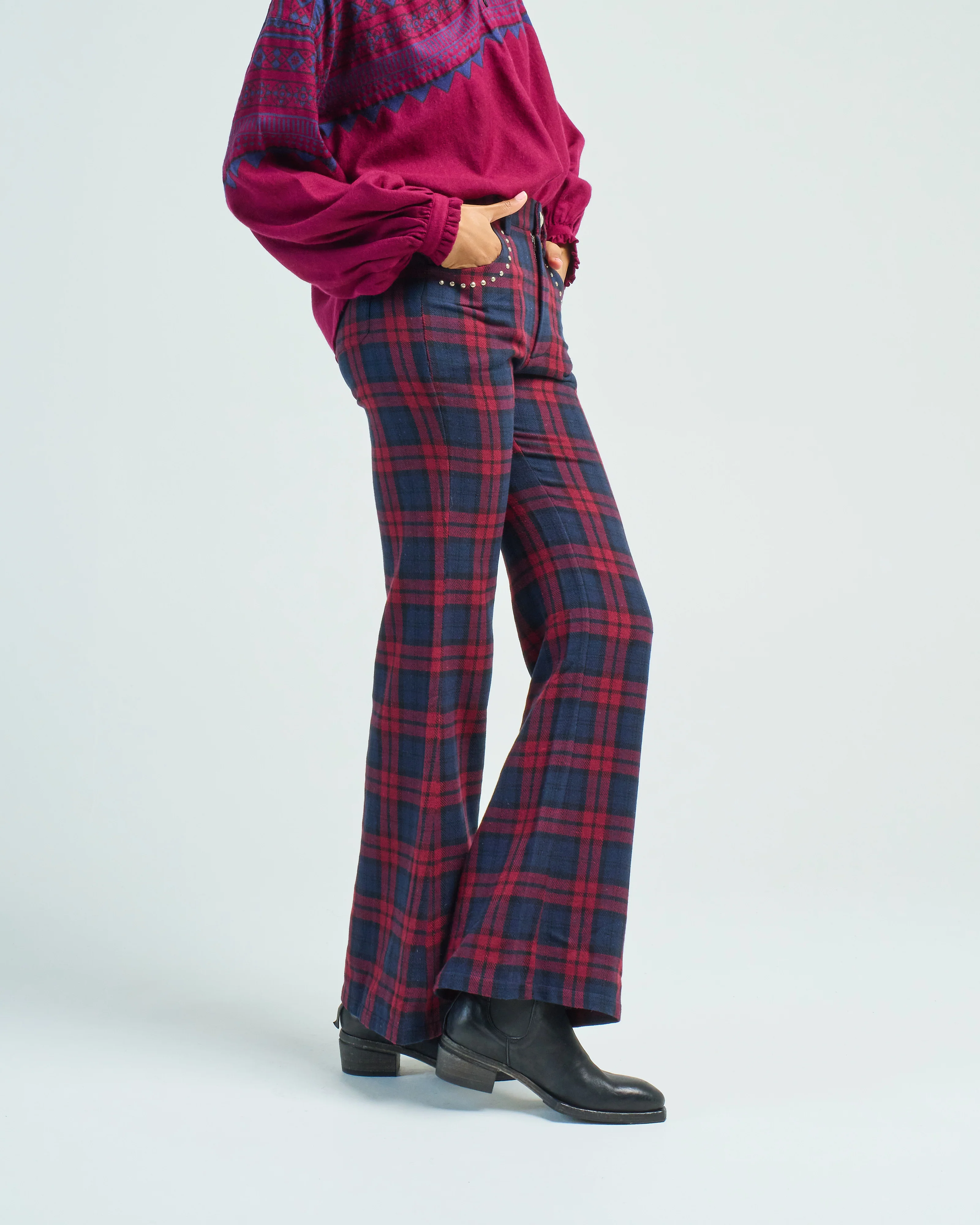 bunny berry plaid pant - Image 3