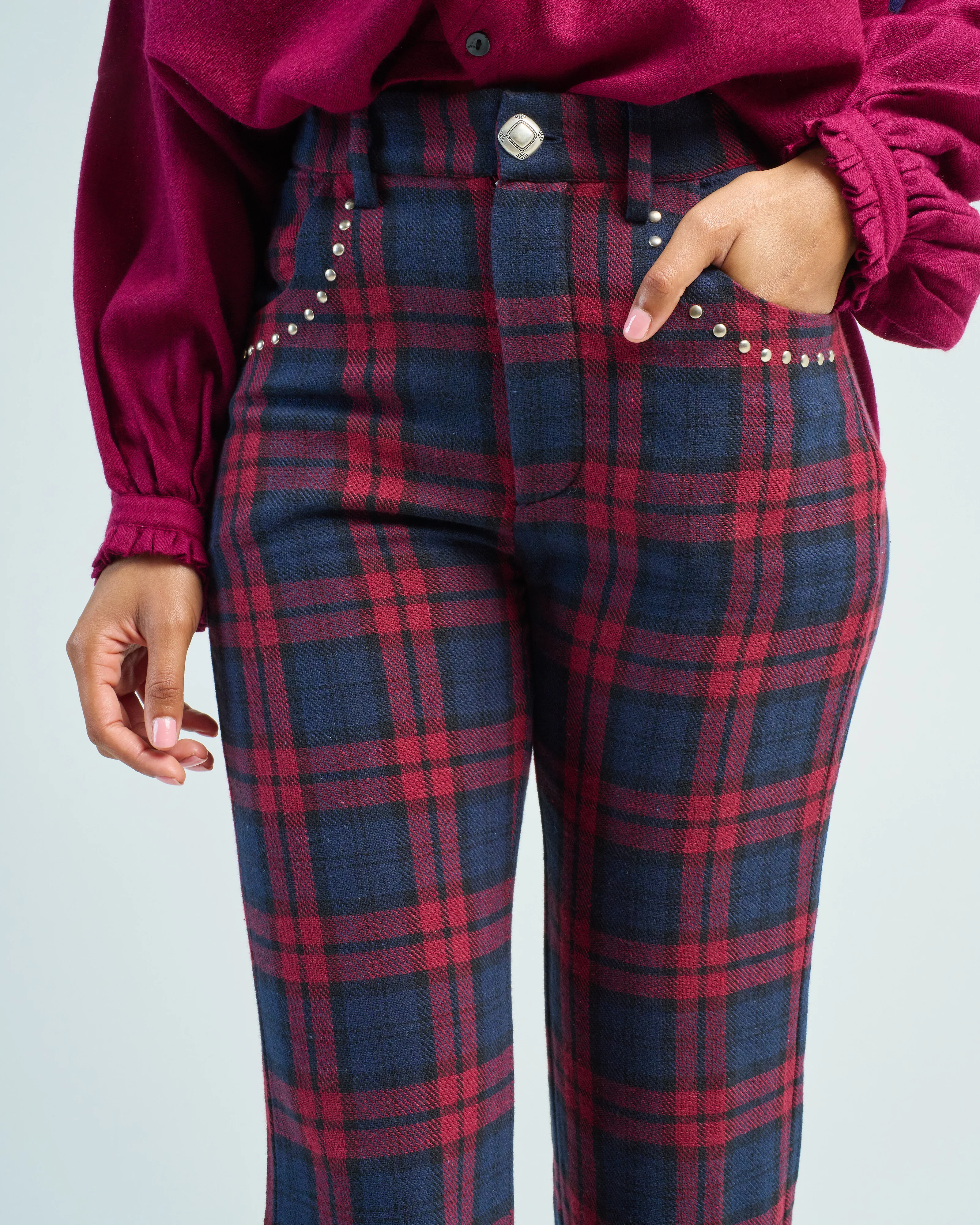 bunny berry plaid pant - Image 5