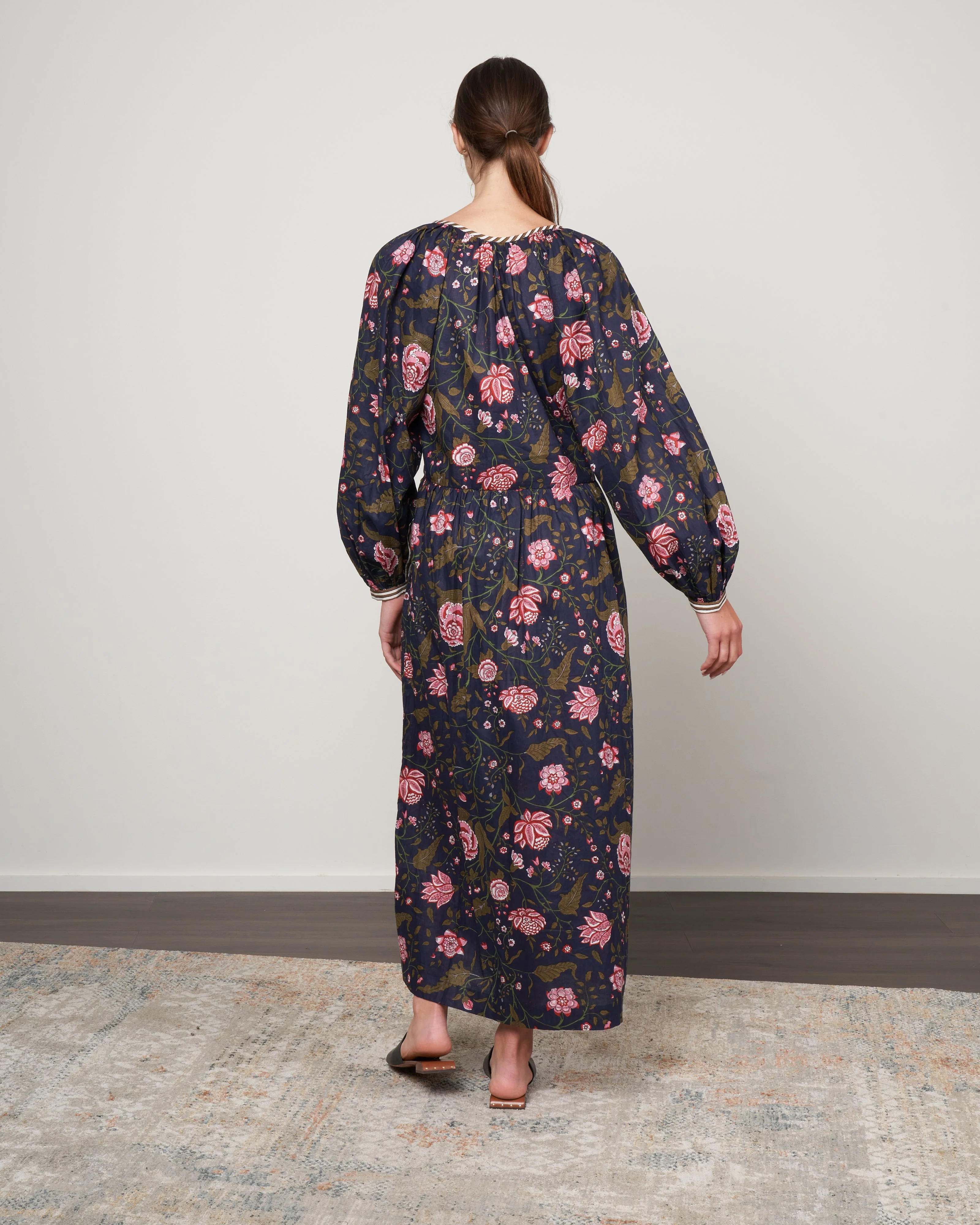 celeste navy peony dress - navy navy peony - Image 3