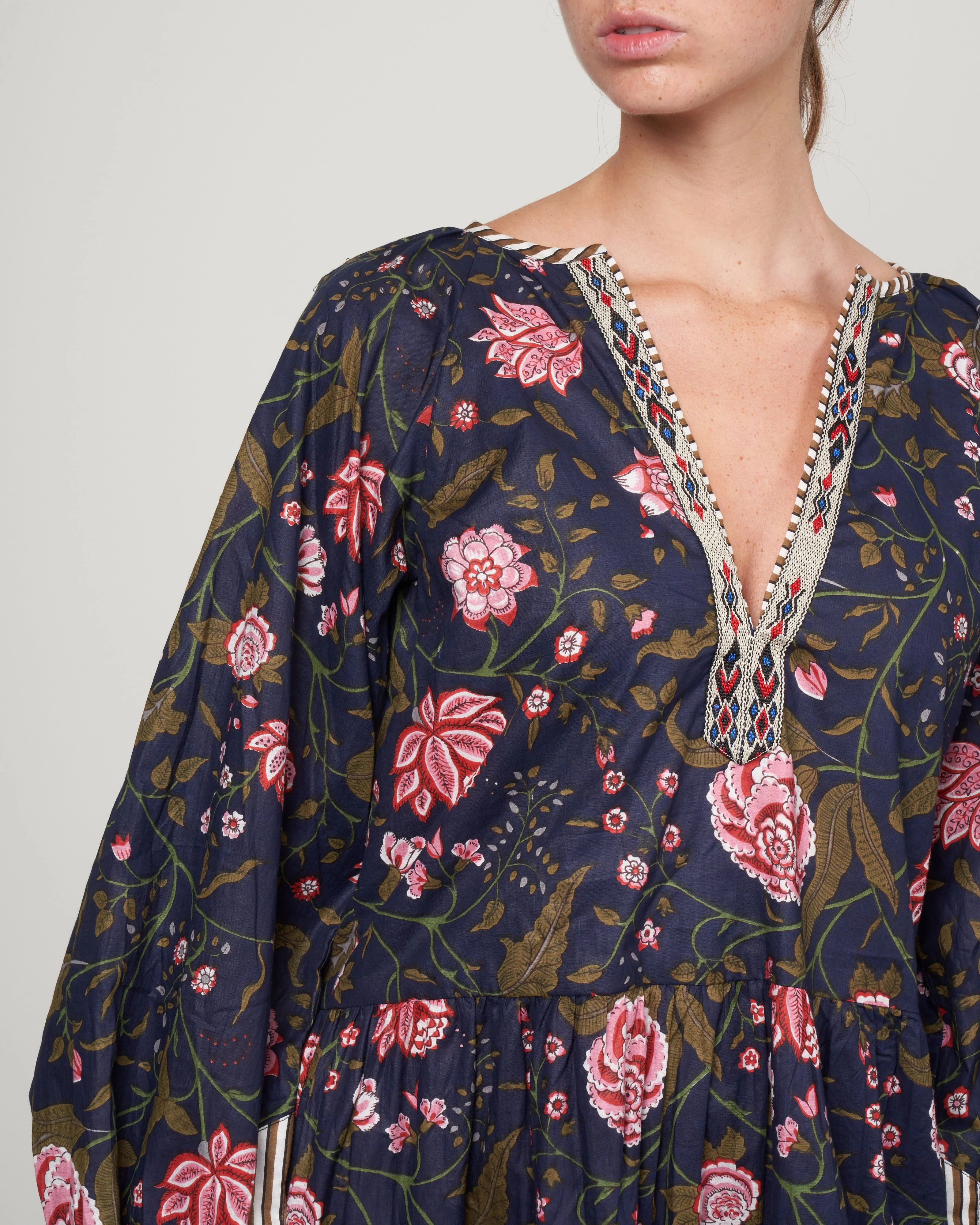 celeste navy peony dress - navy navy peony - Image 4