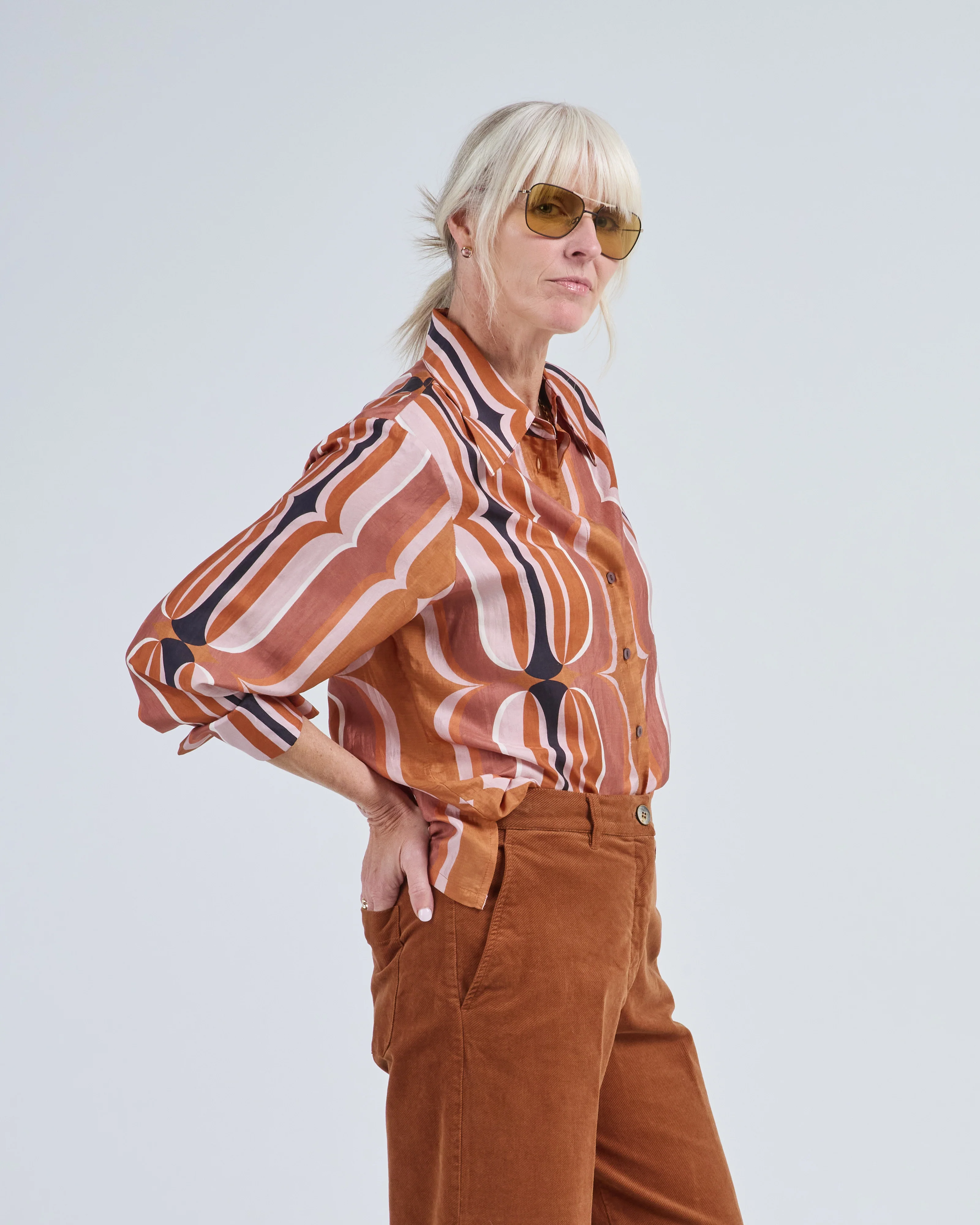 dana mesa verde silk shirt - Image 4