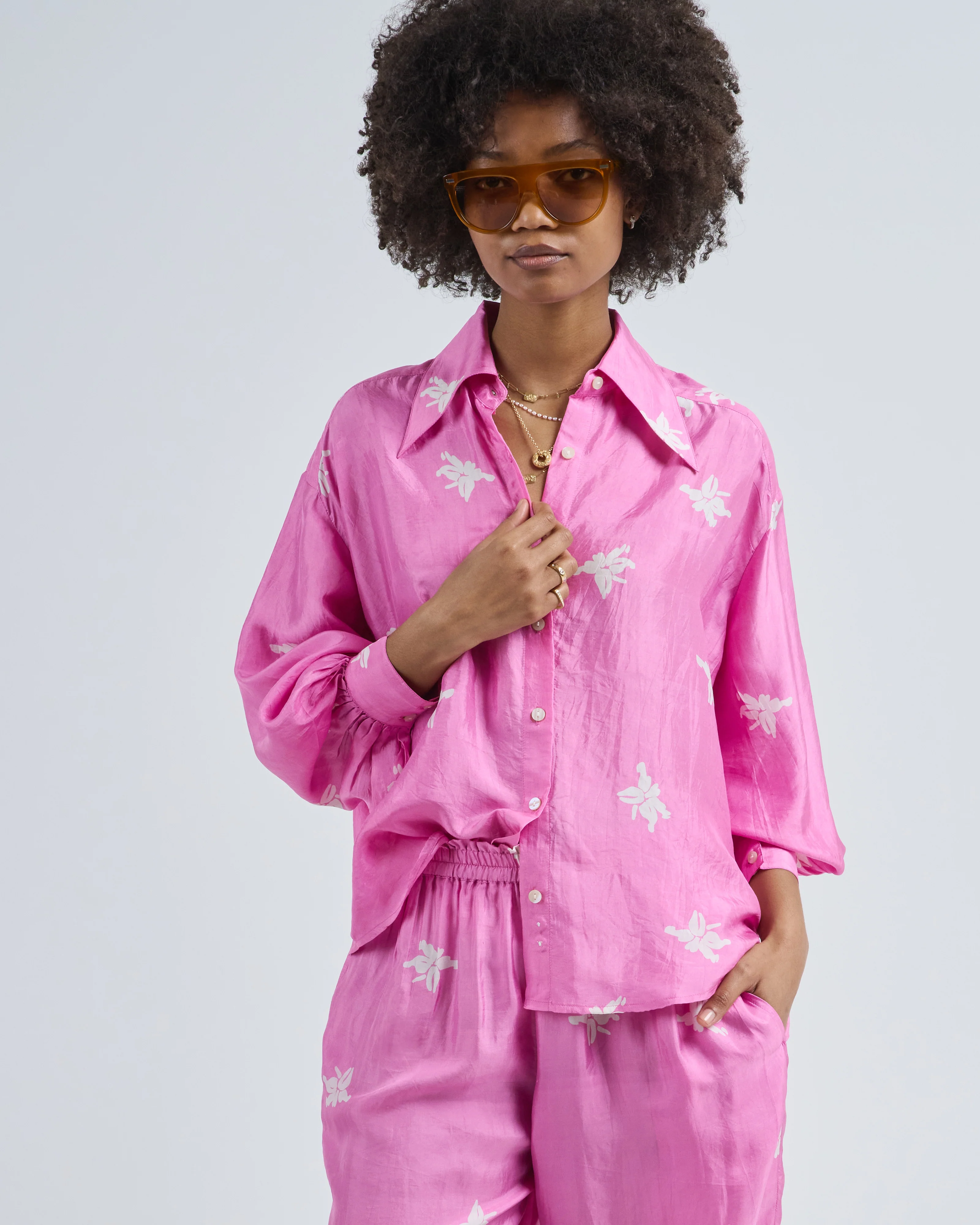 emery pink jasmine shirt