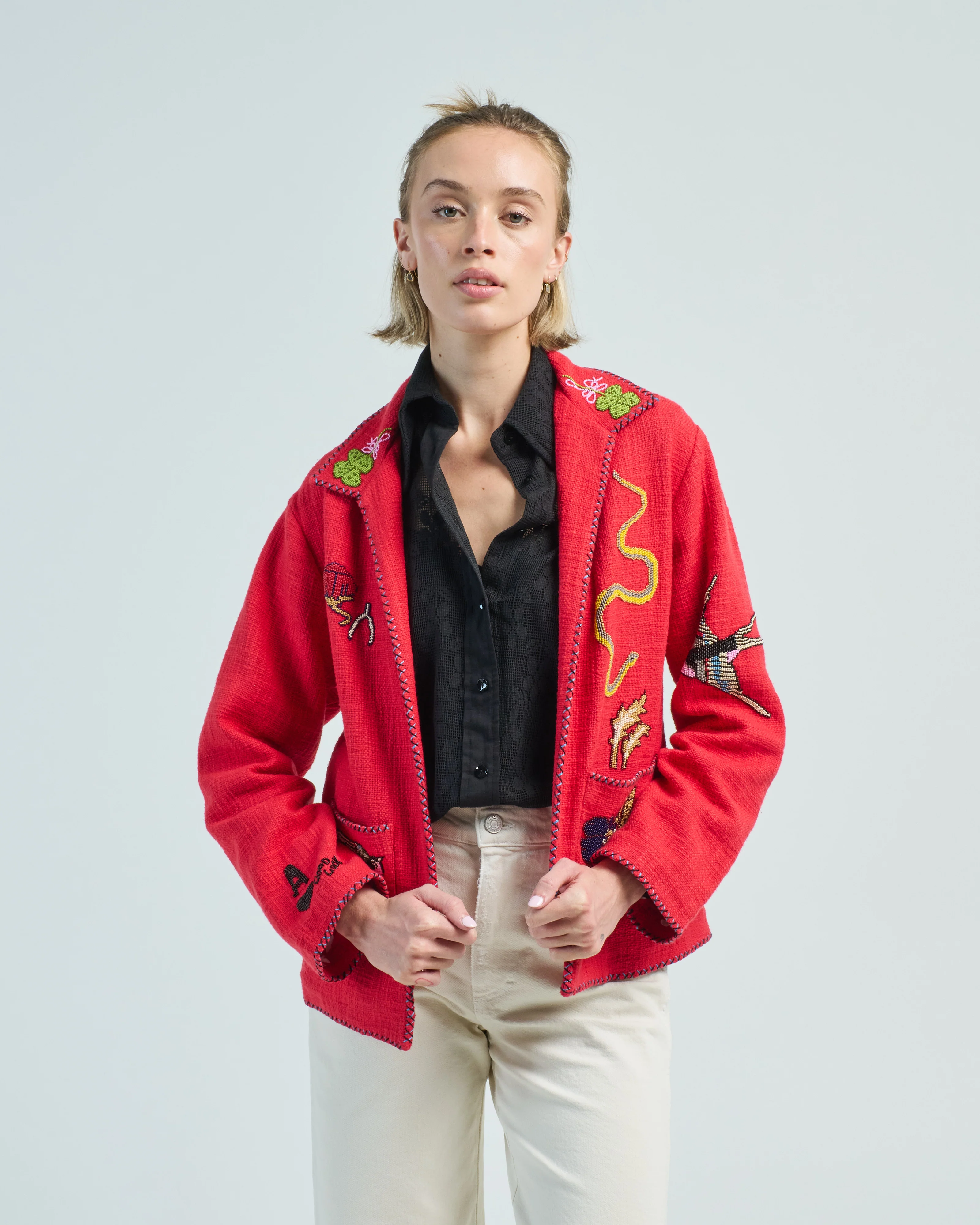 francis crimson tattoo jacket - Image 2