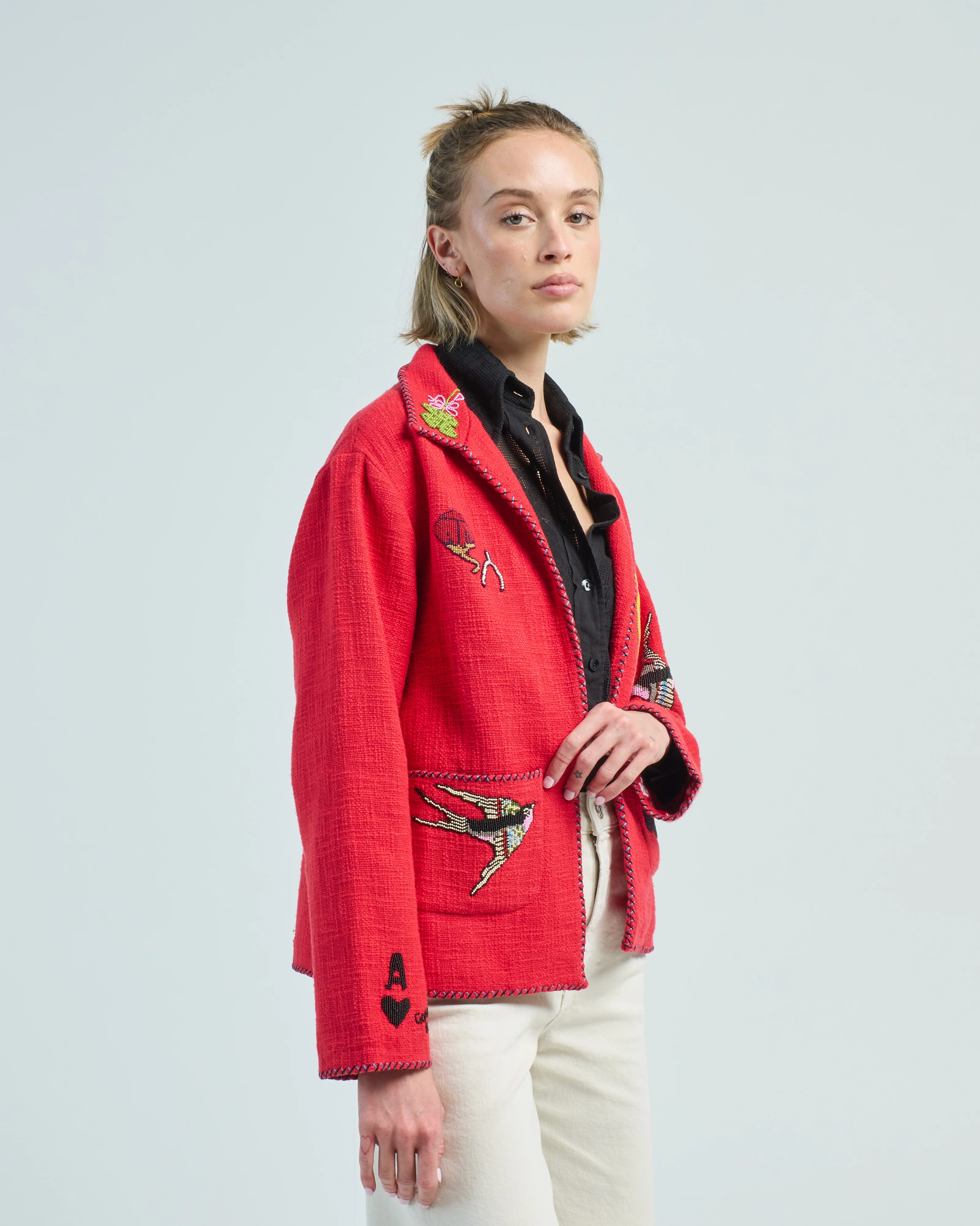 francis crimson tattoo jacket - Image 4
