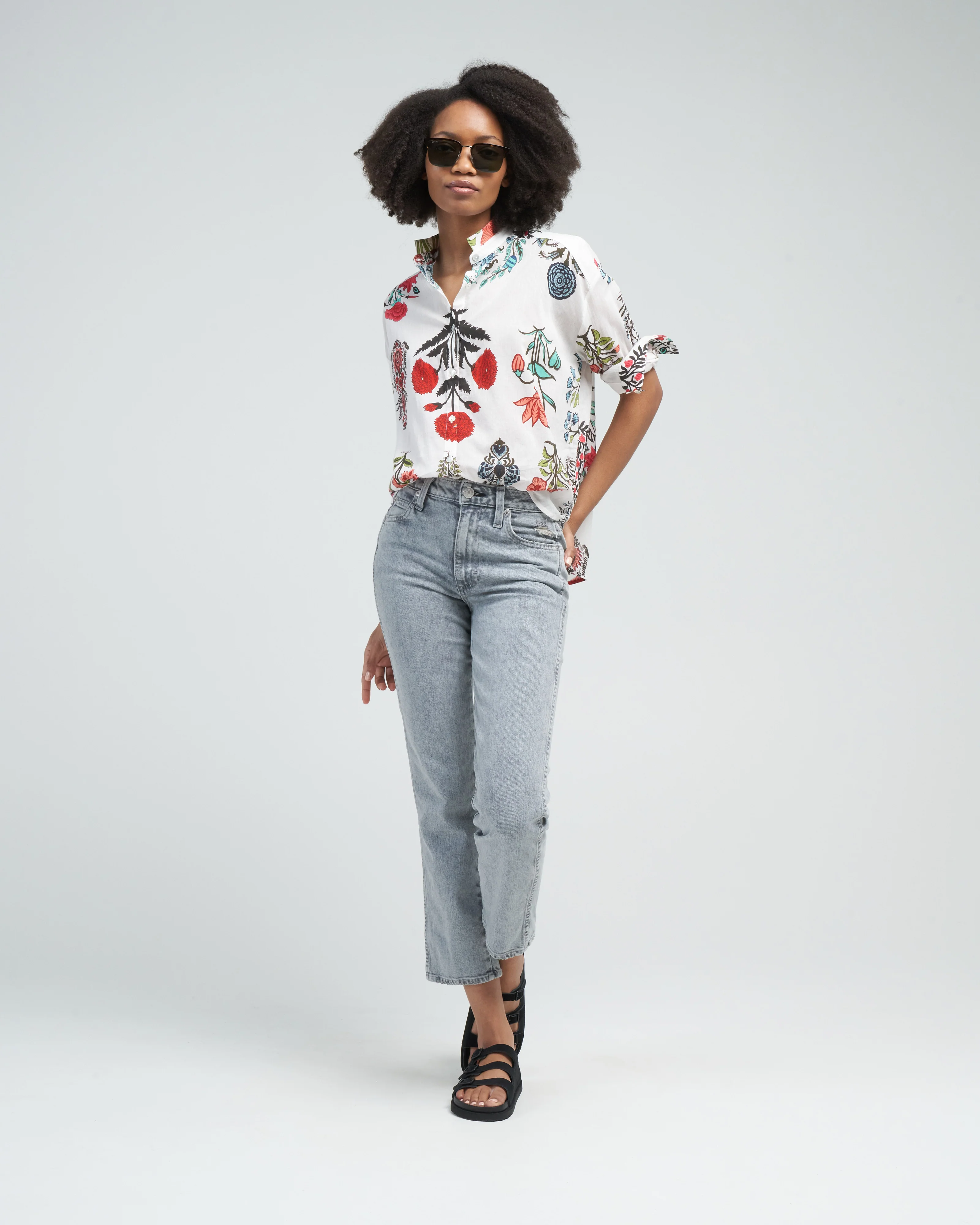 kiki flower show shirt - multi rainforest - Image 2