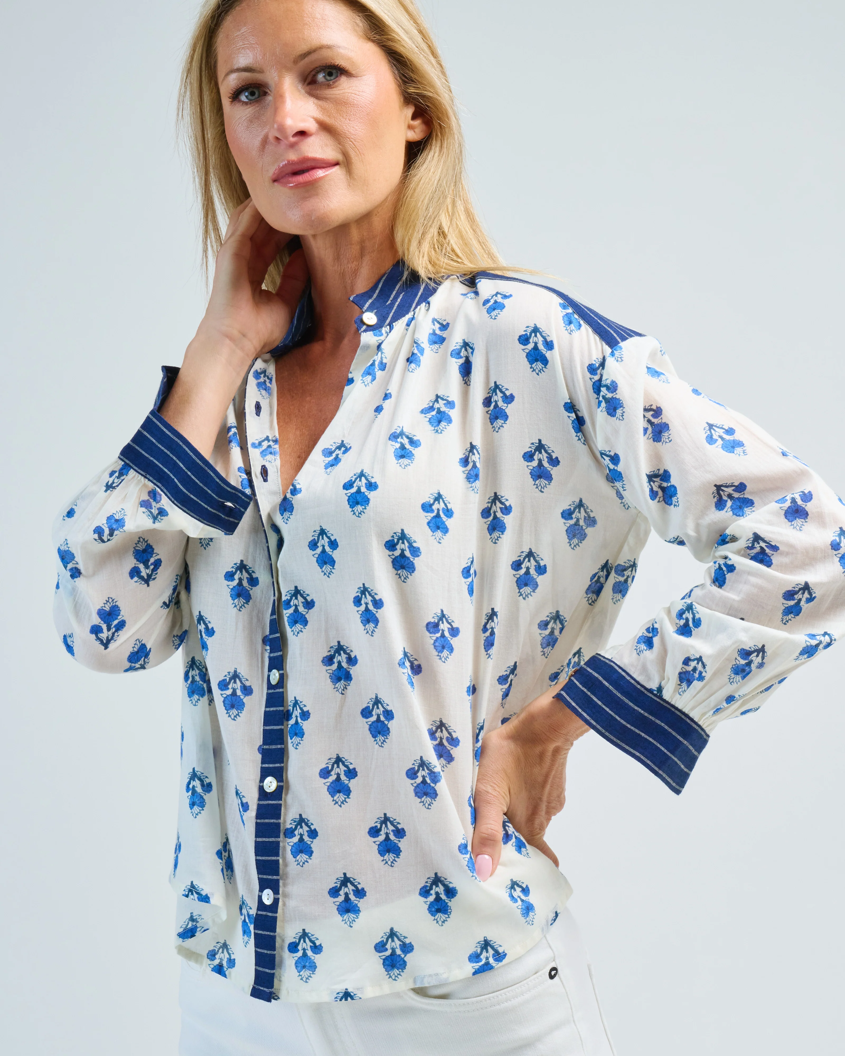 kiki indigo bhutti shirt - Image 2