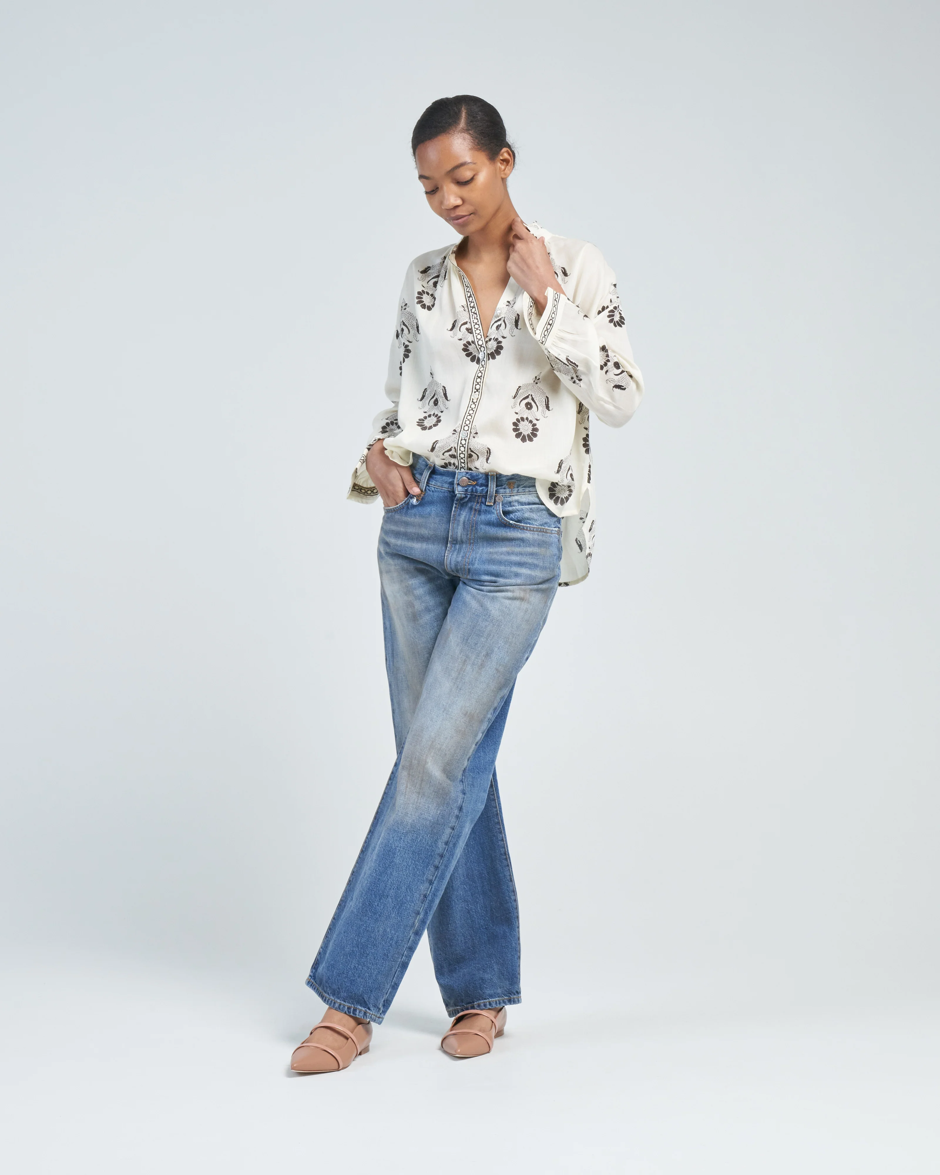 kiki ink cactus flower shirt - Image 2