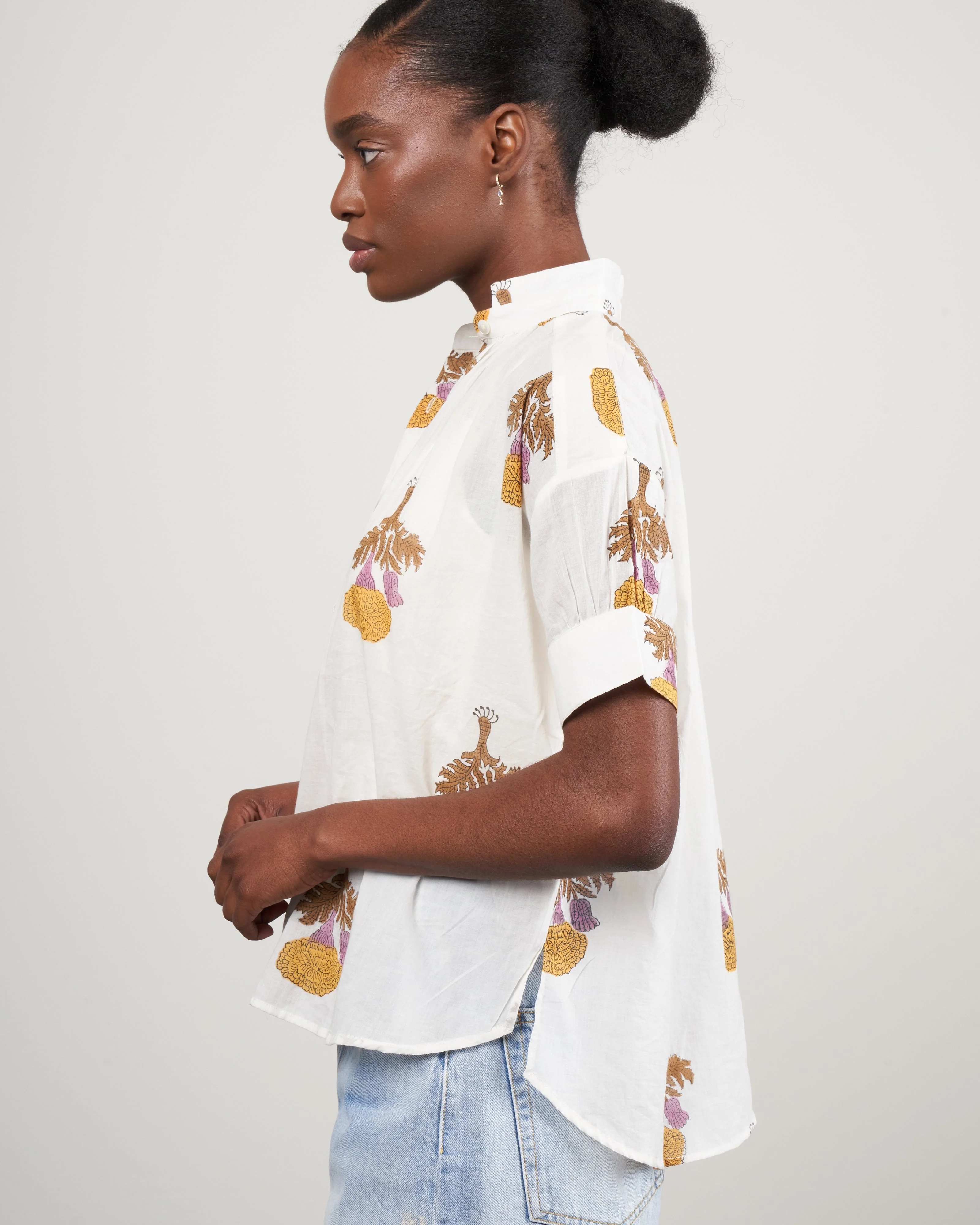 kitsey goldenrod shirt - white/yellow goldenrod - Image 3