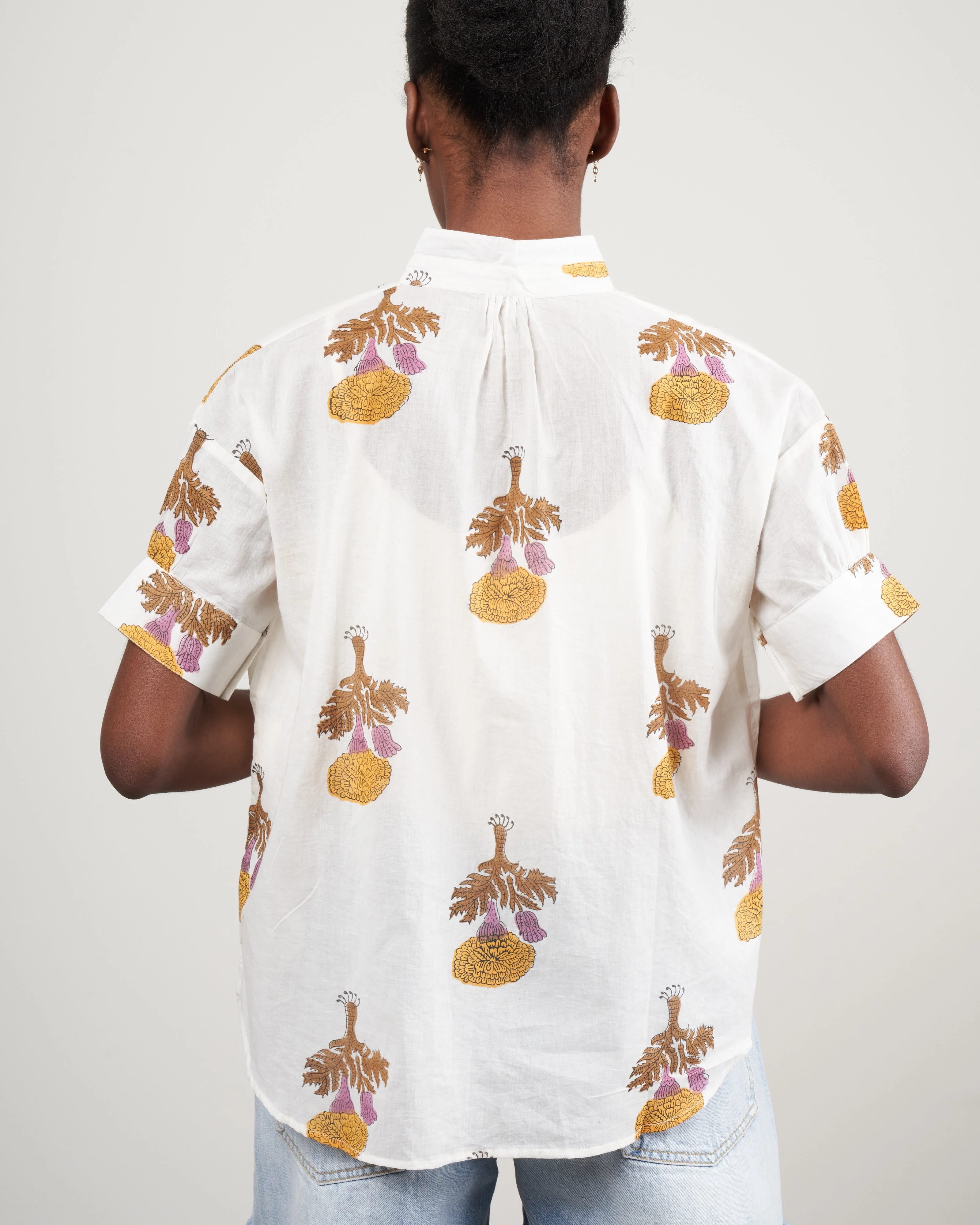 kitsey goldenrod shirt - white/yellow goldenrod - Image 4