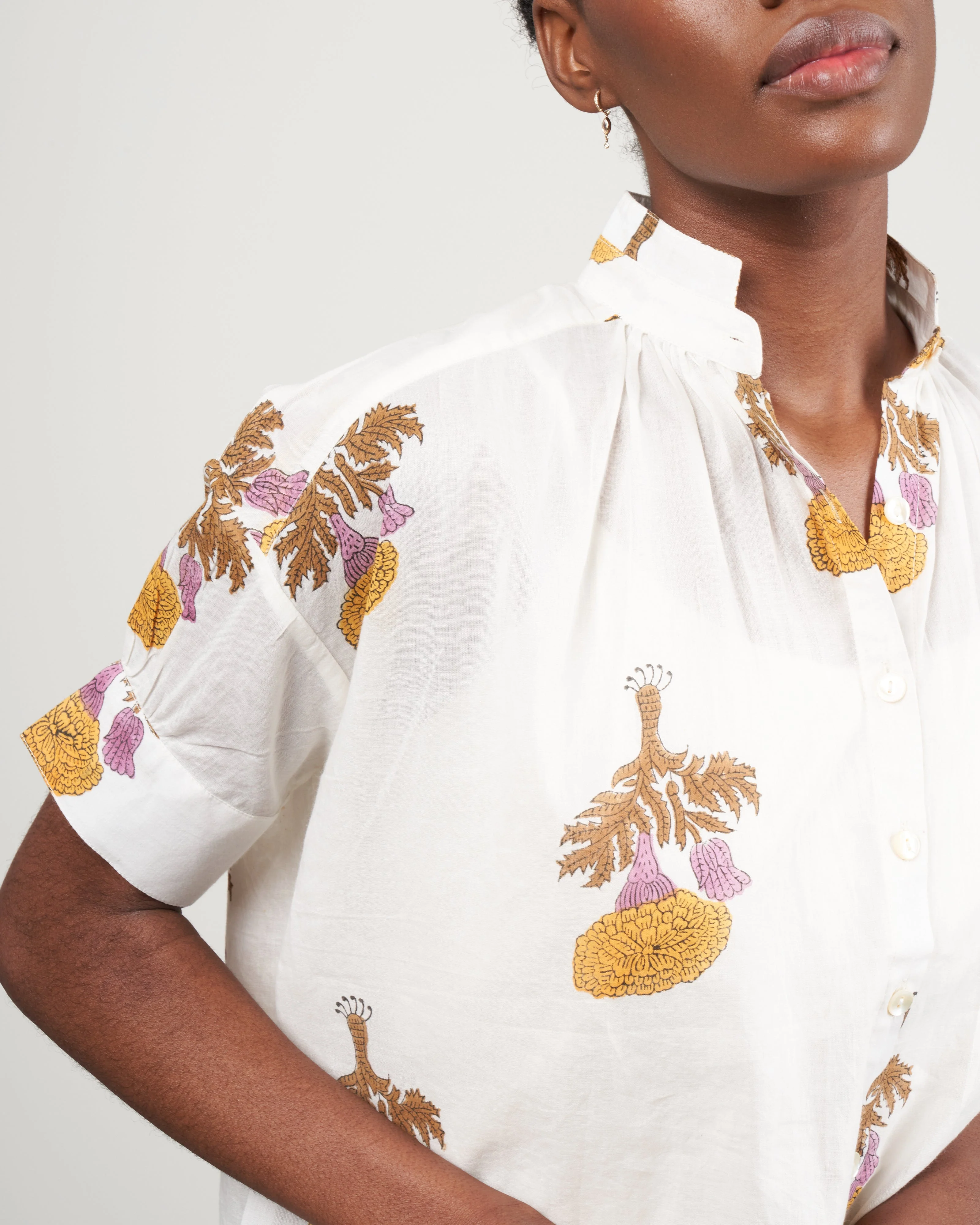 kitsey goldenrod shirt - white/yellow goldenrod - Image 5