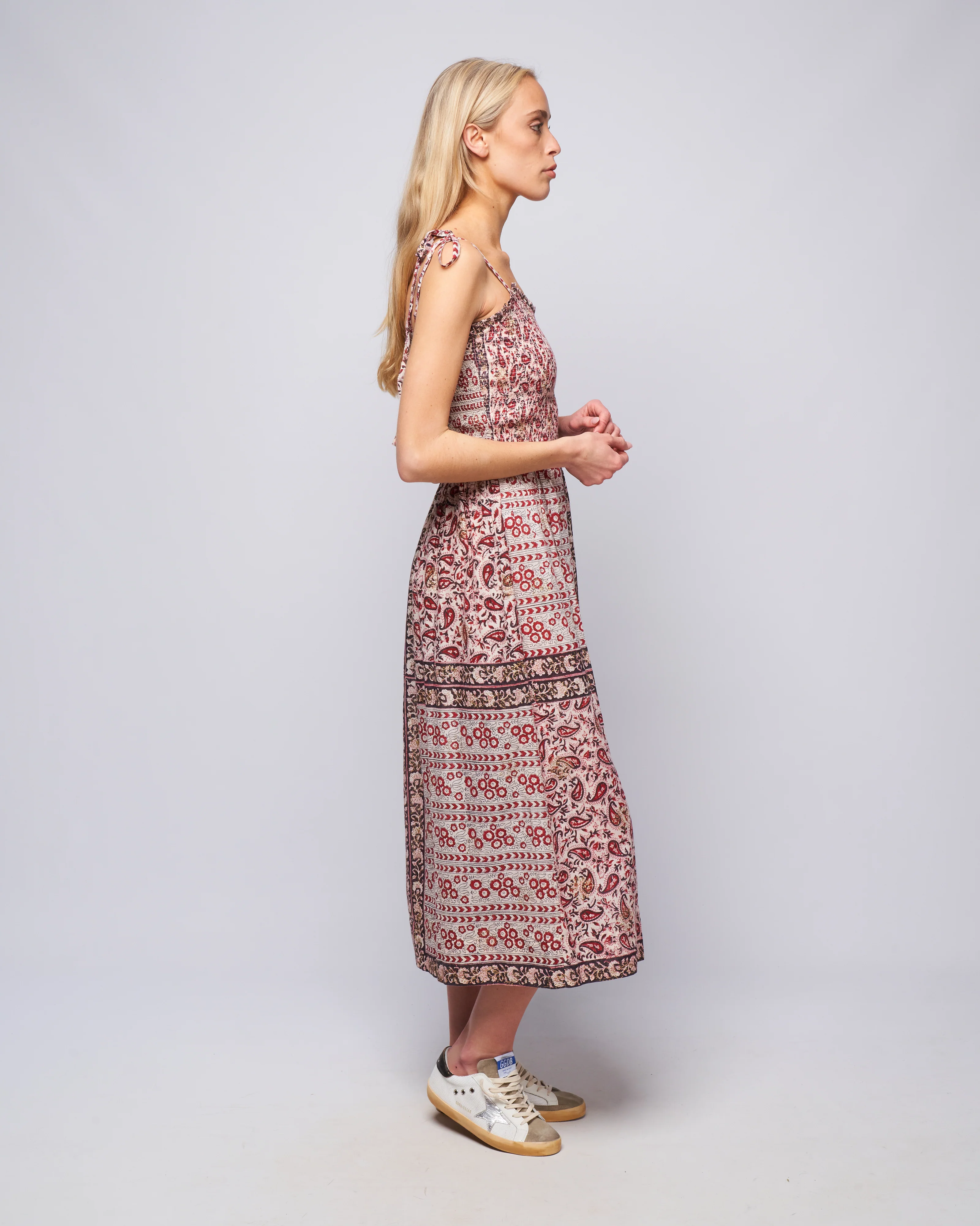 luna bandana dress - pink fiery - Image 3