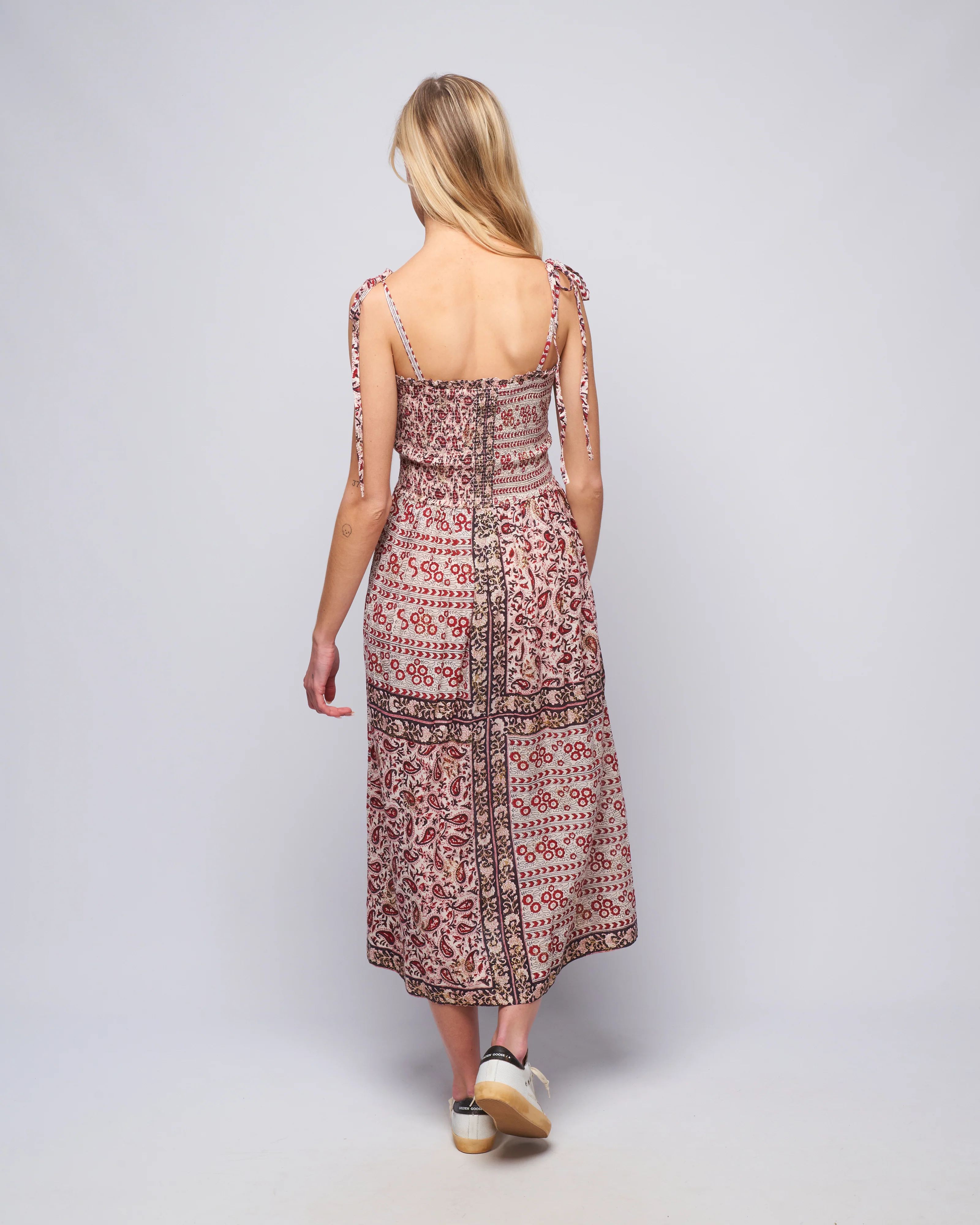 luna bandana dress - pink fiery - Image 4
