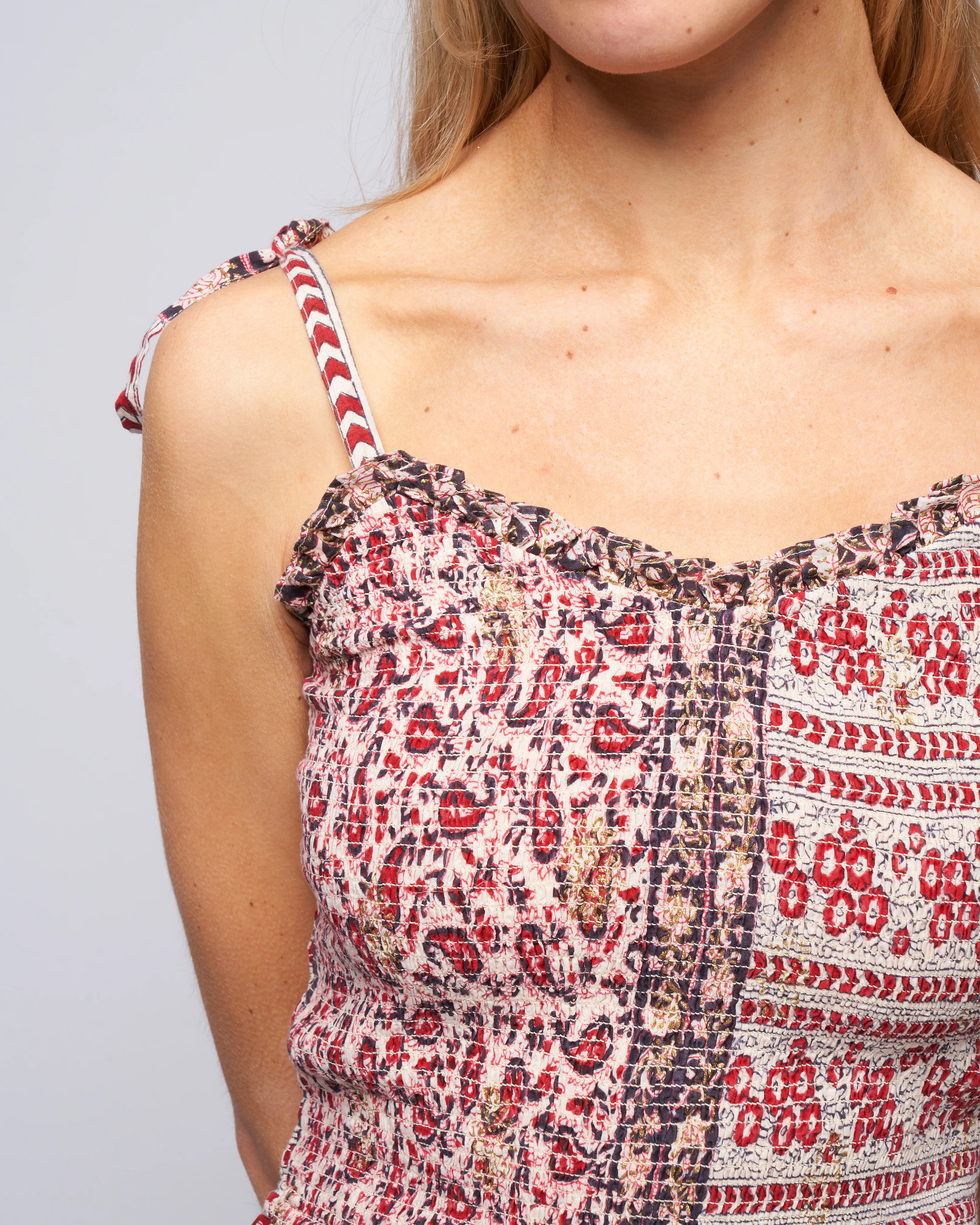 luna bandana dress - pink fiery - Image 5