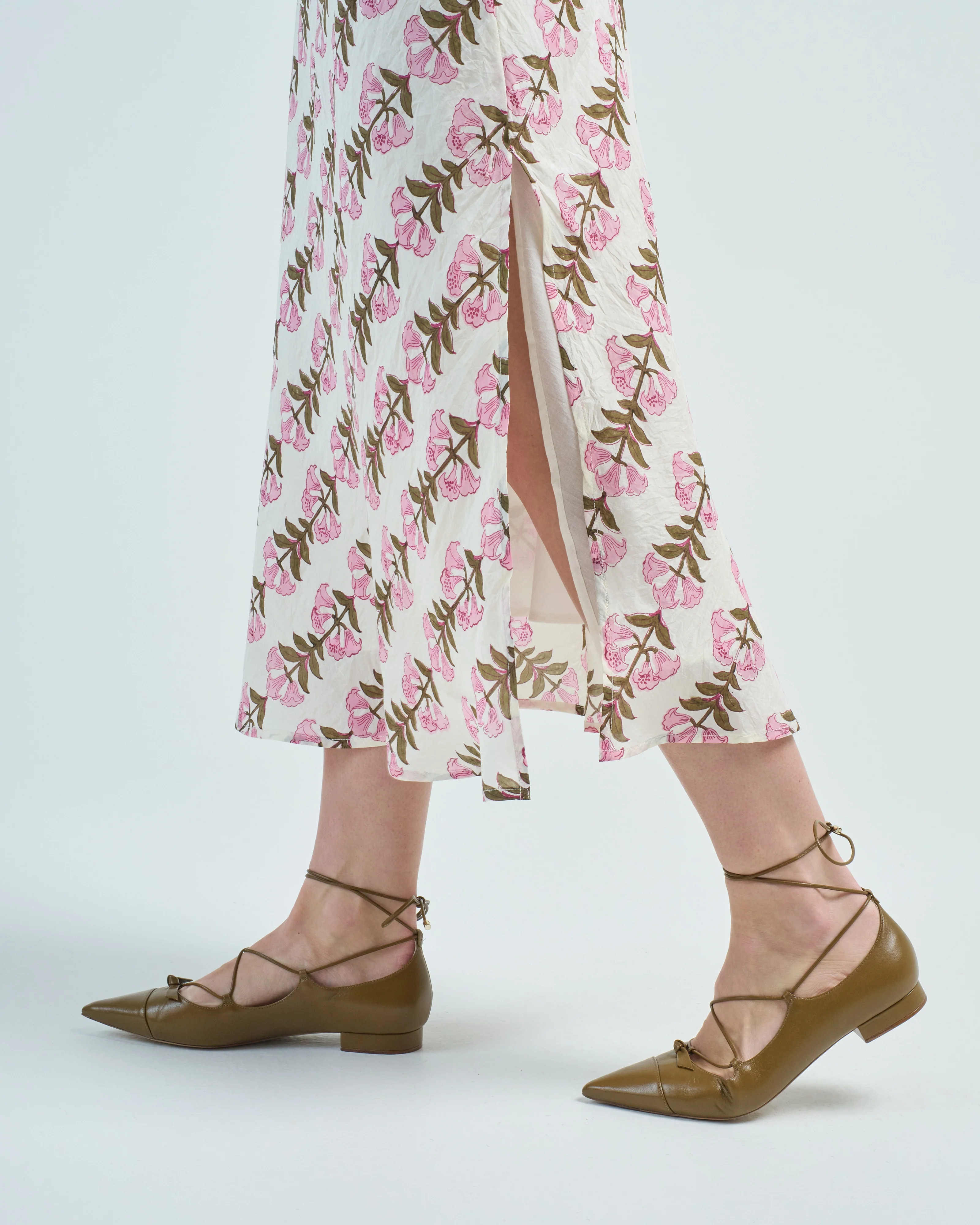 lyra trumpet lily silk skirt - Image 5