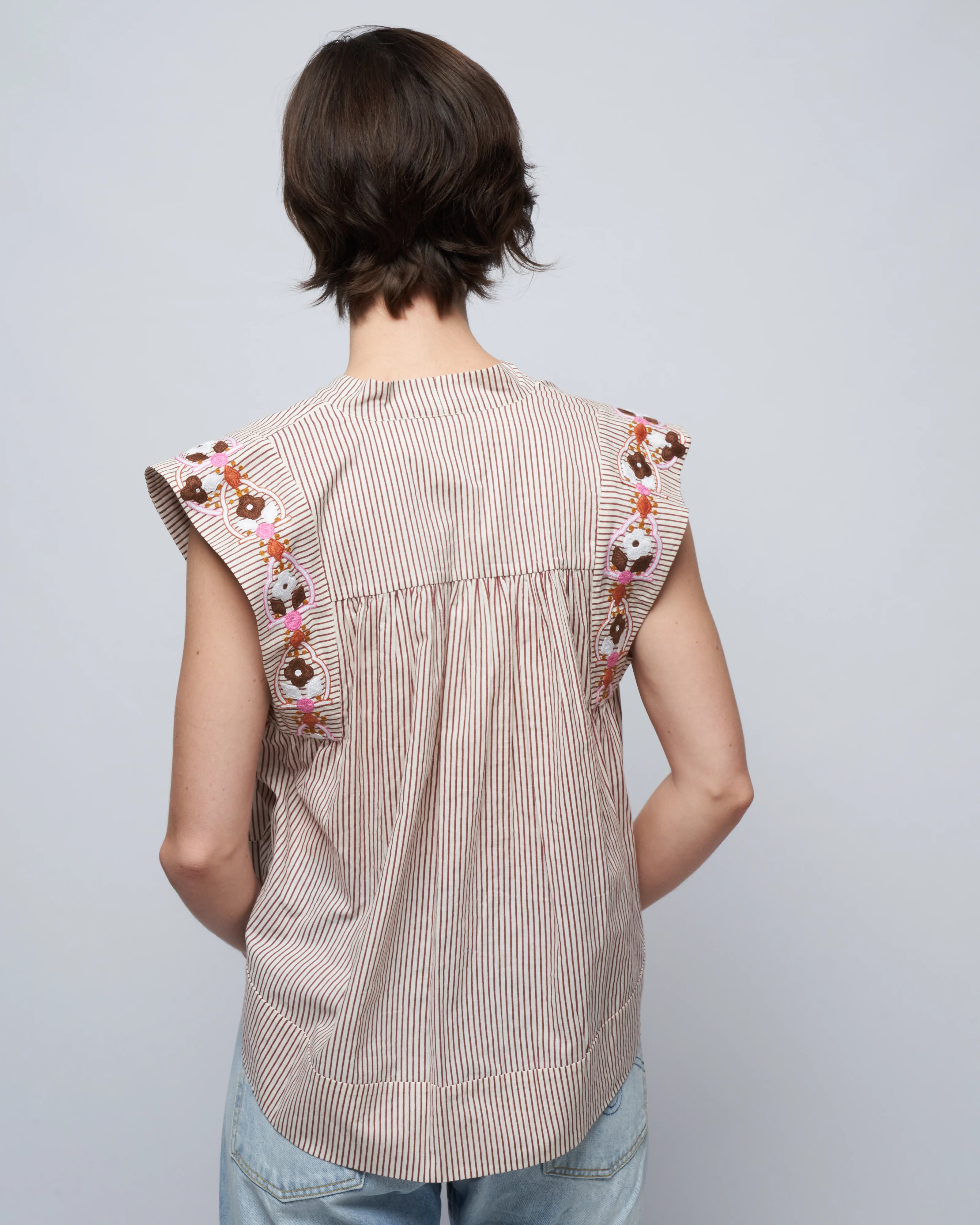 nehru daisy chain top - yellow sunbeam - Image 4