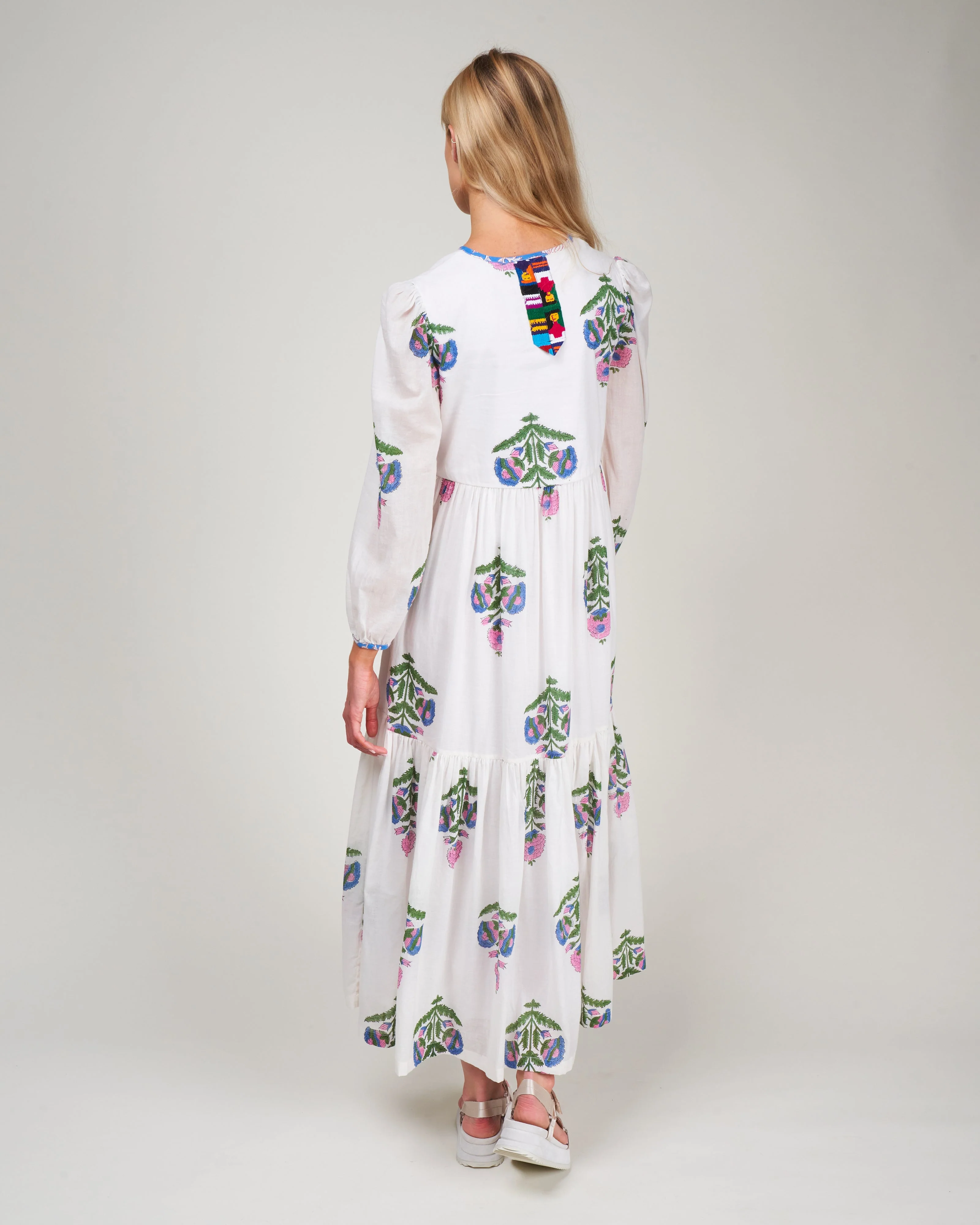 paradise oahu dress - white/multi oahu print - Image 3
