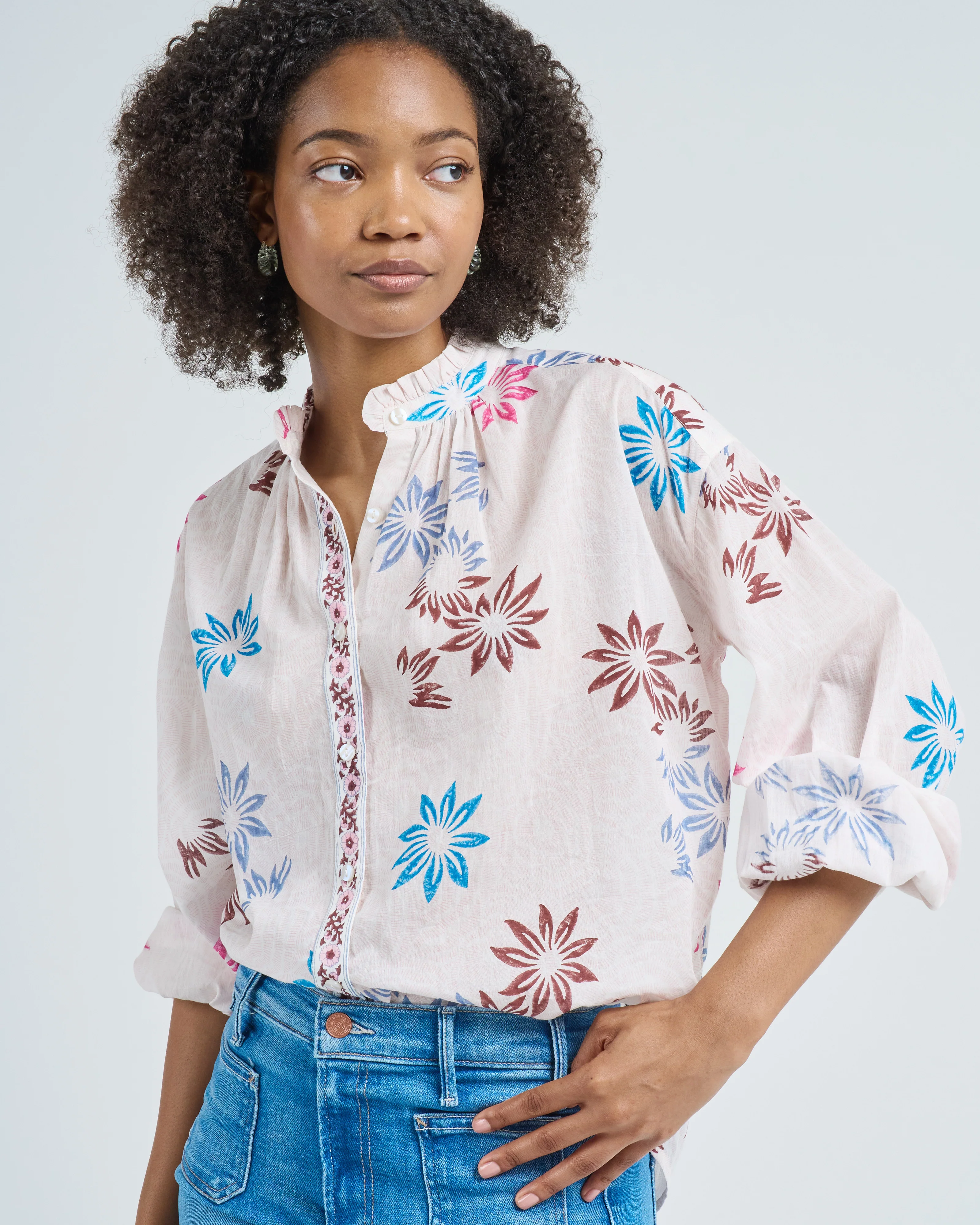 poet berry jackfruit blouse - Image 5
