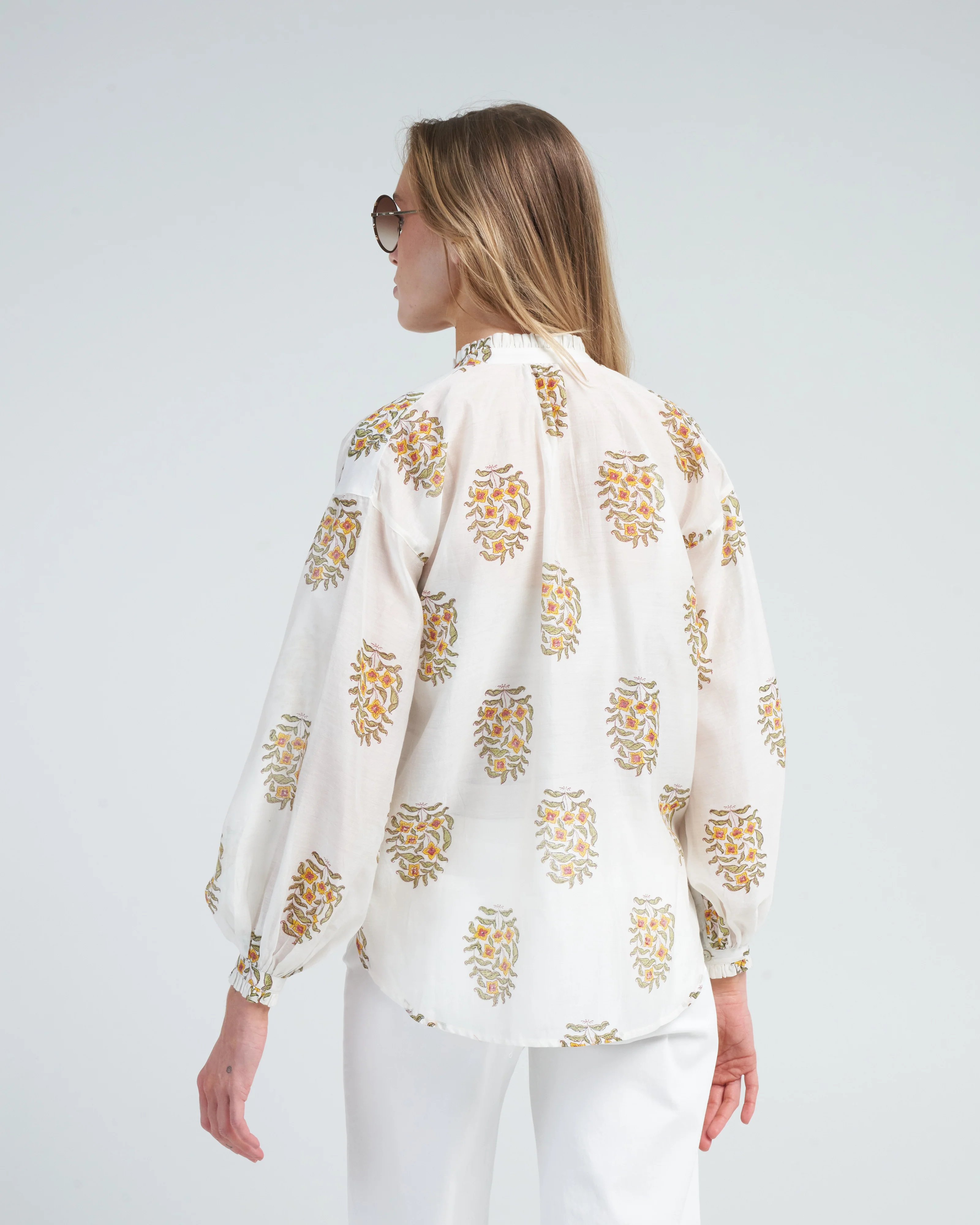 poet buttercup blouse - white buttercup - Image 4