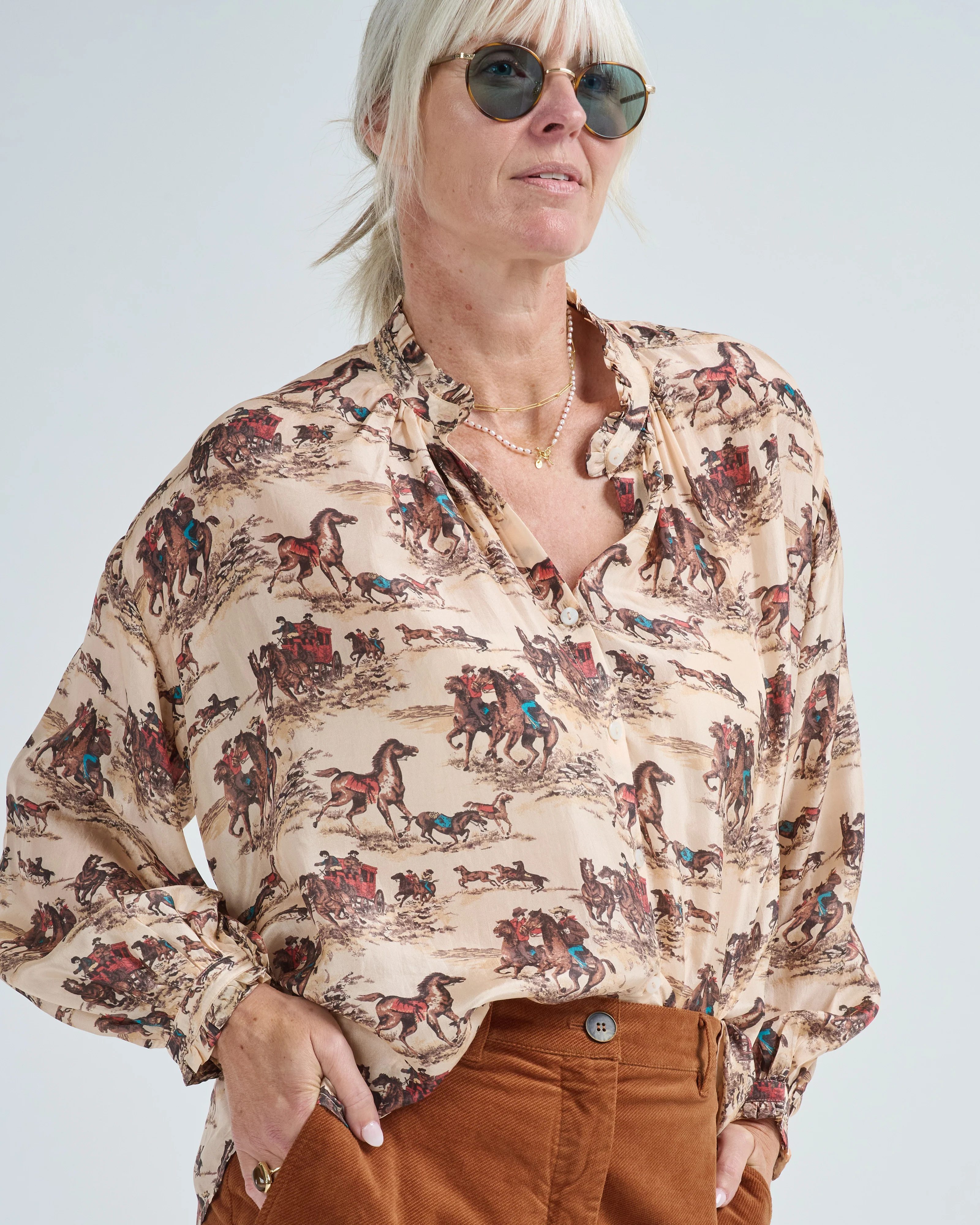 poet canyon cowboy blouse - Image 4