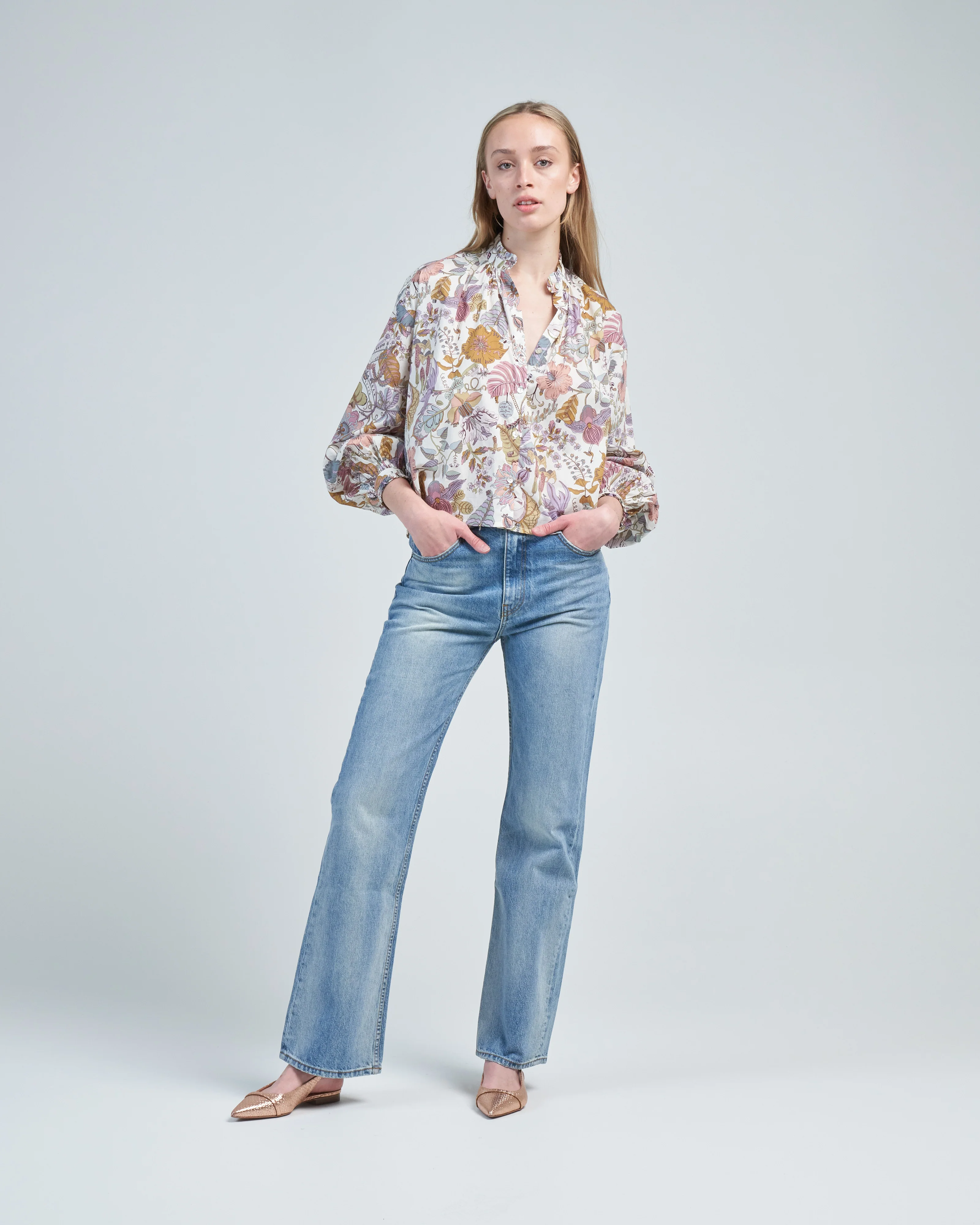 poet faded eden blouse - Image 2