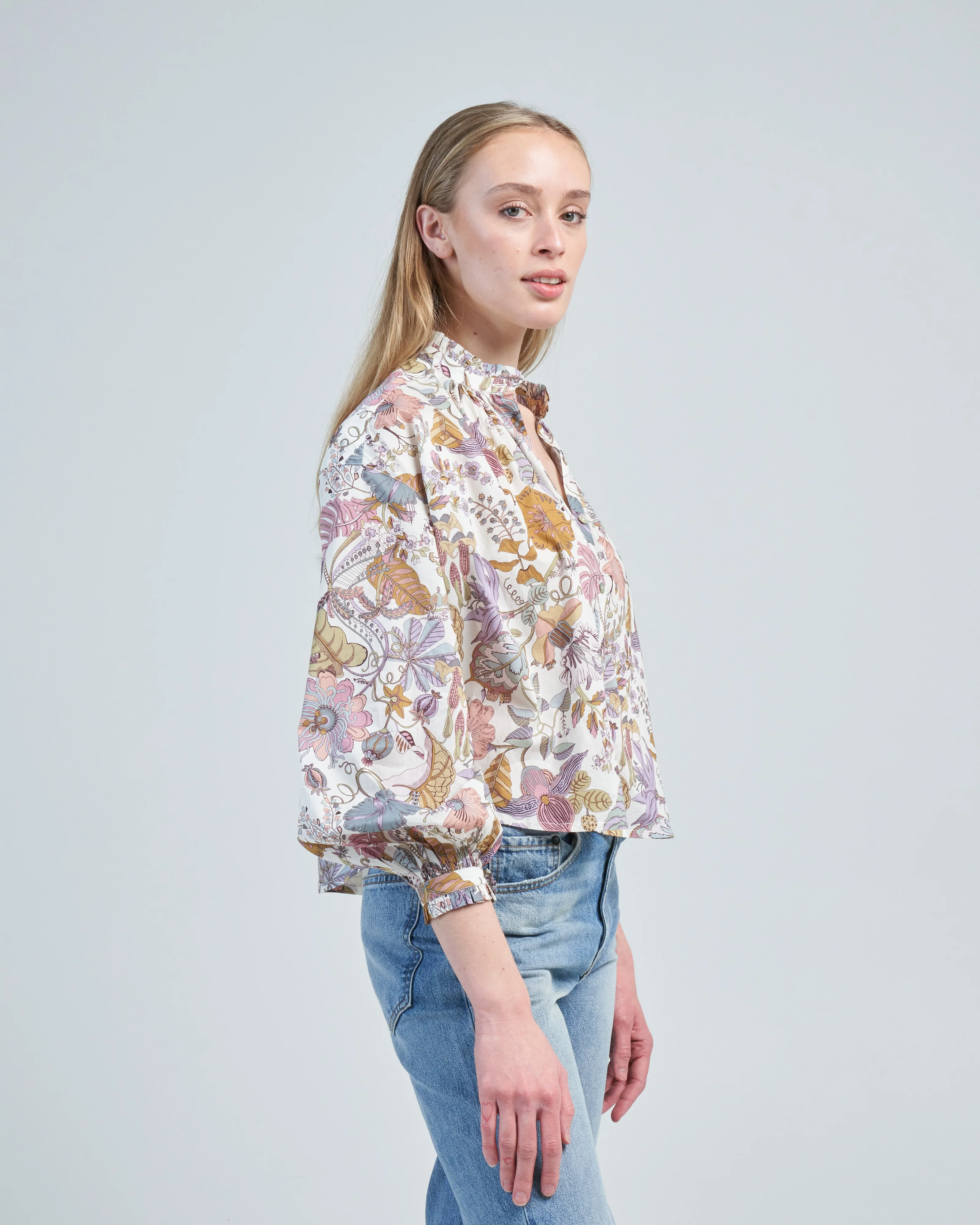 poet faded eden blouse - Image 3