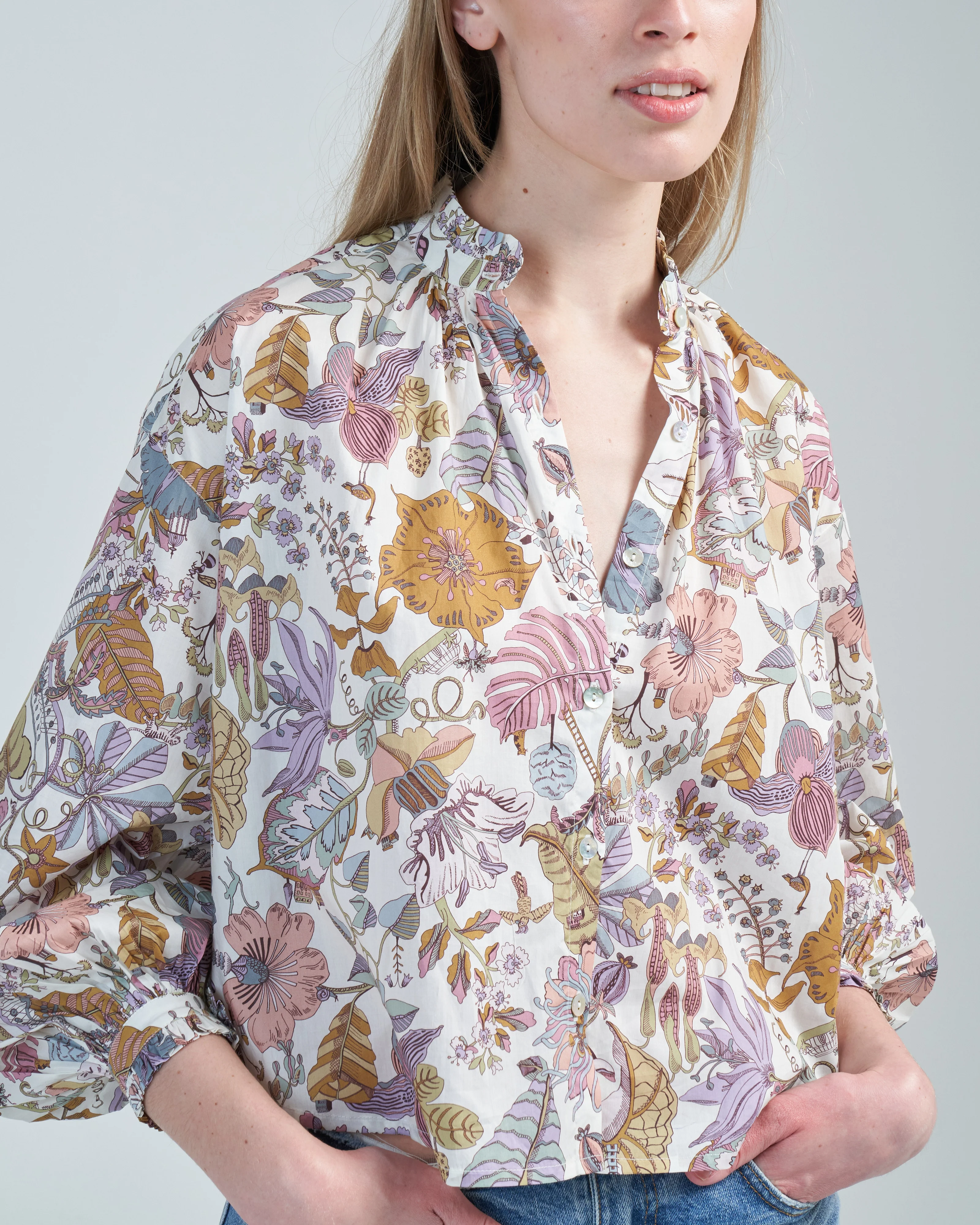 poet faded eden blouse - Image 5