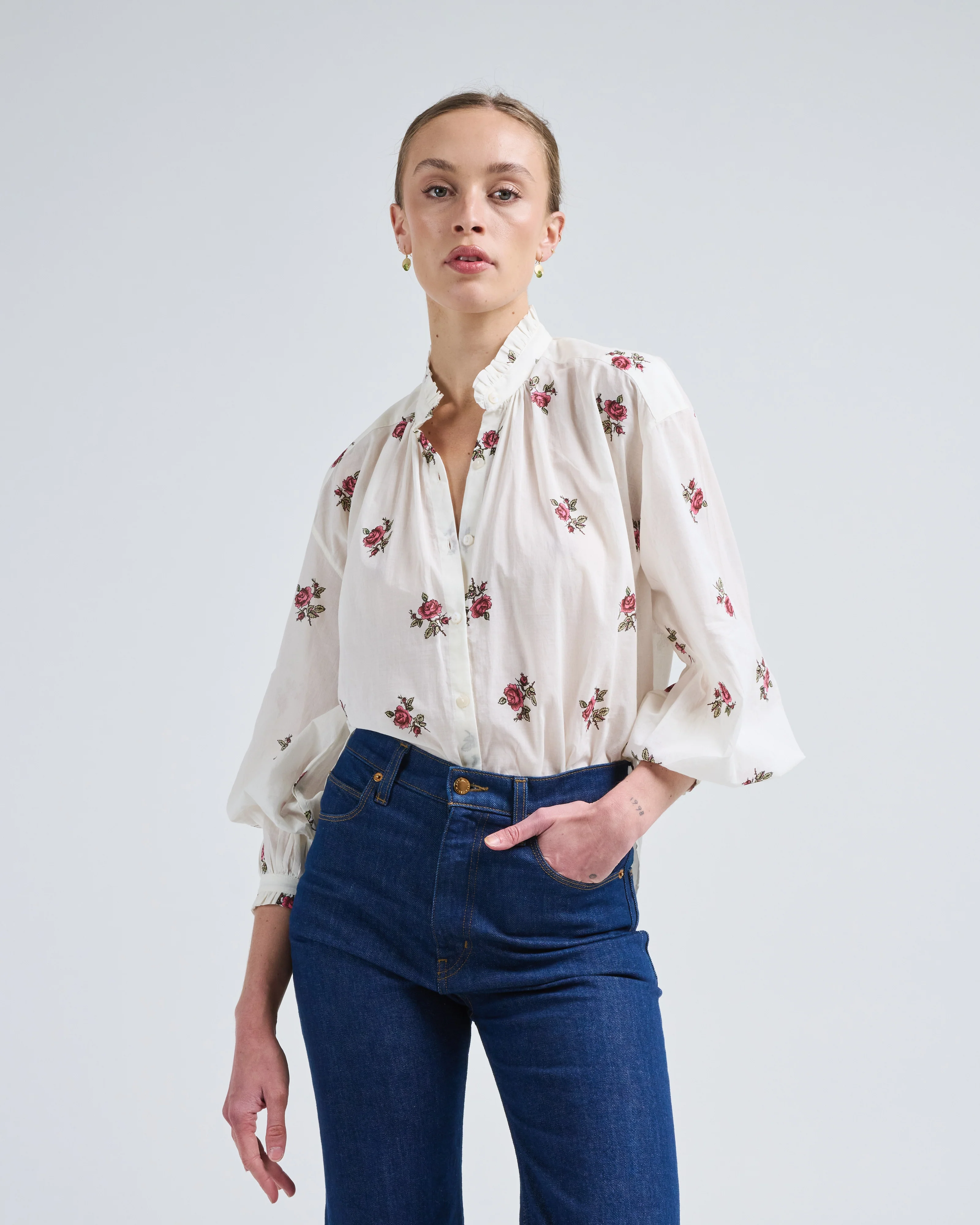 poet little rosebud blouse - Image 3