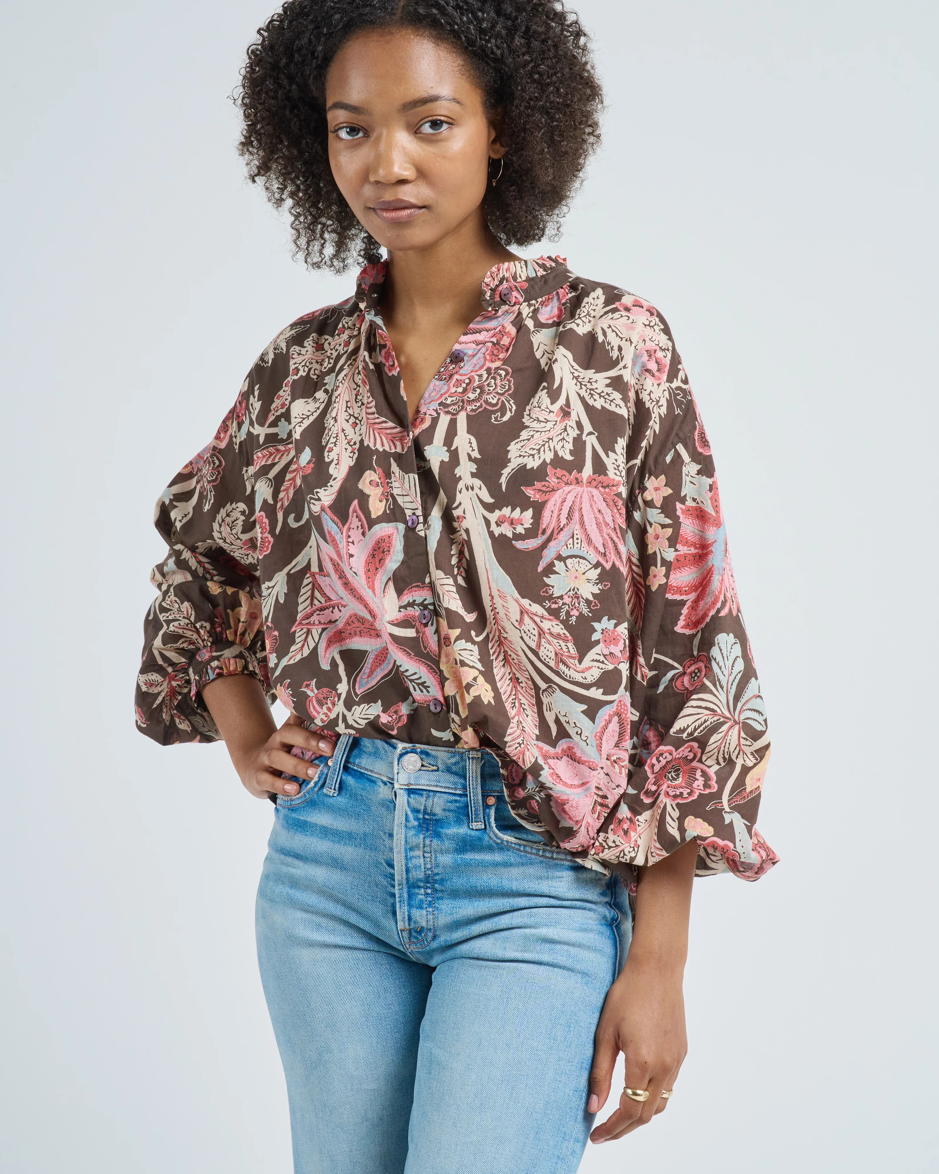 poet terra floral blouse - Image 5