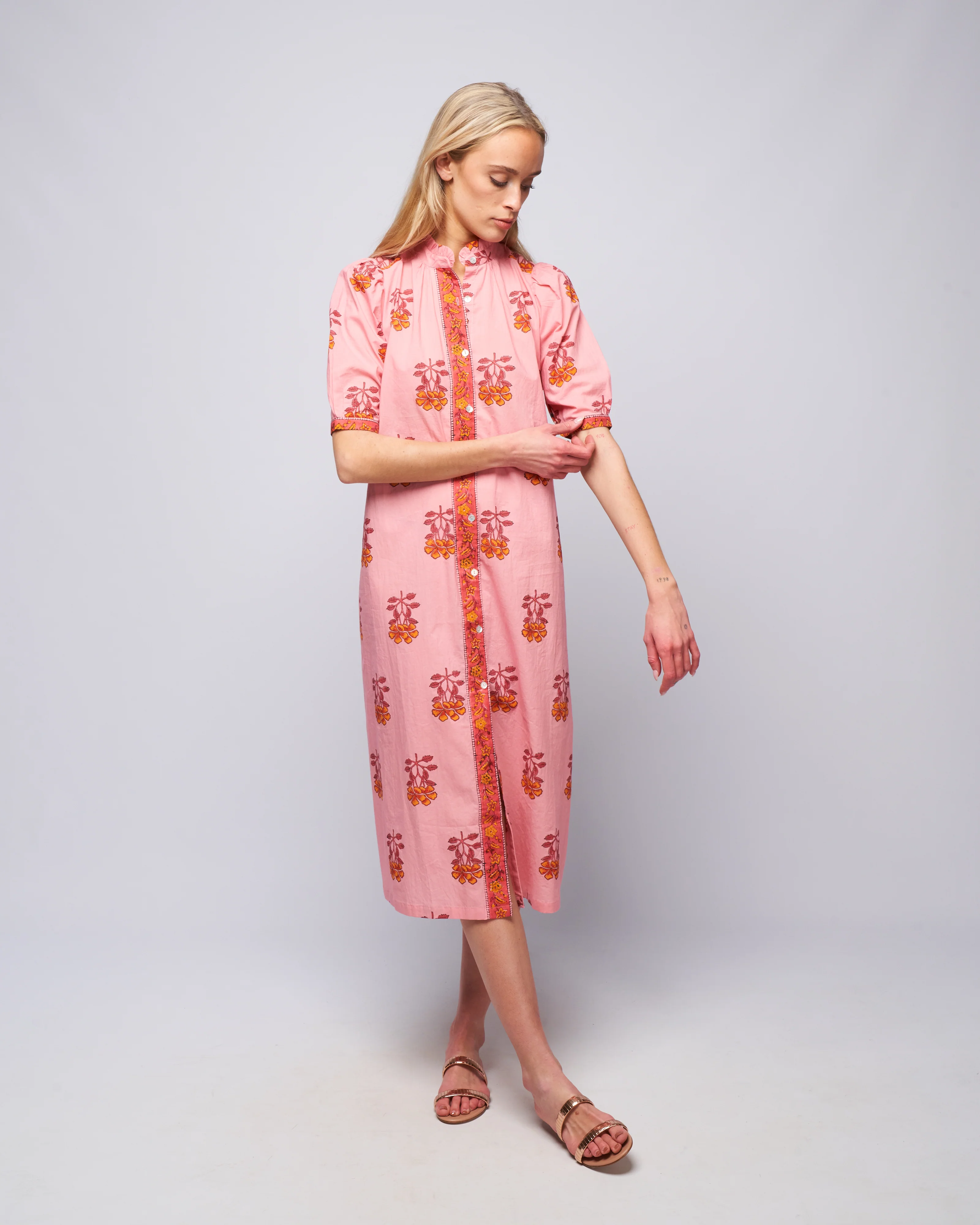 remi peony dress - pink punch - Image 2